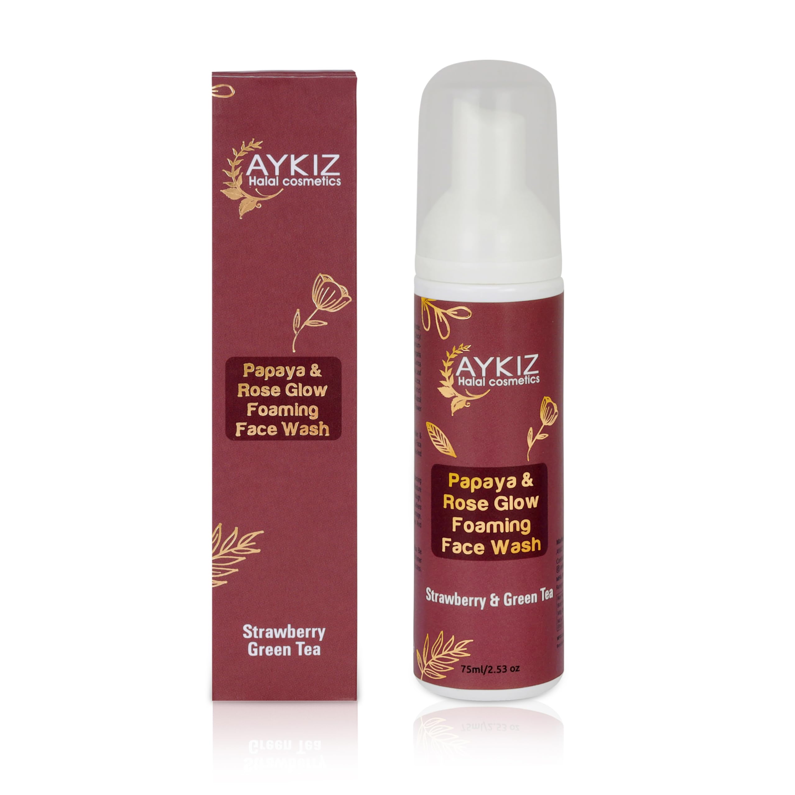 Papaya Rose Foaming Face Wash for Glowing Skin & Acne Care