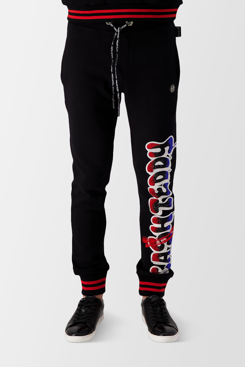 Philipp Plein Teddy Bear Print Jogging Pants for Men - Stylish Casual Sweatpants for Lounge, Streetwear & Gym Workouts