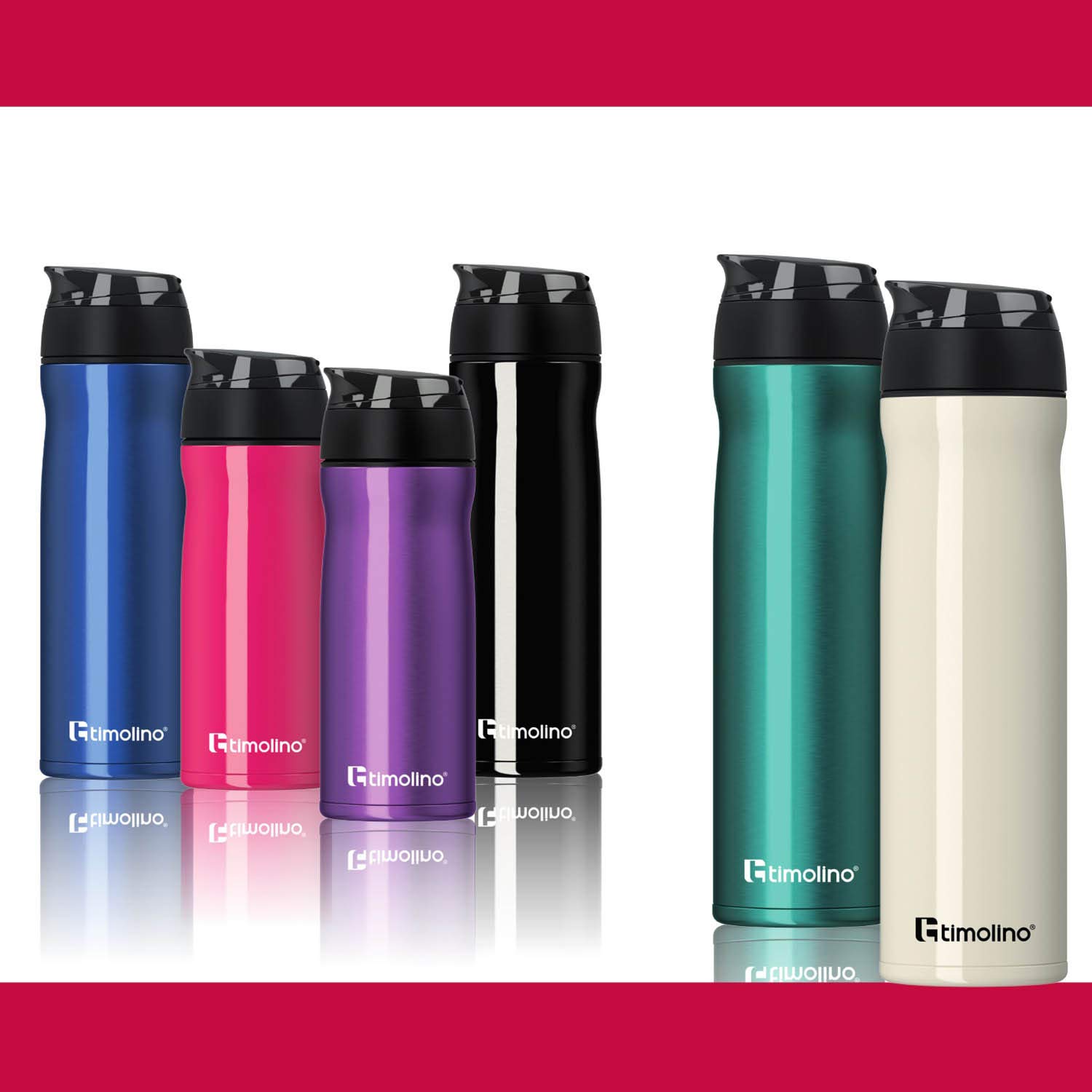 Timolino Omni Classix 17 oz Vacuum Insulated Travel Mug - Stainless Steel Coffee Thermos, Leak-Proof Lid, Starry Blue - Perfect for Office, Commuting & Outdoor Adventures
