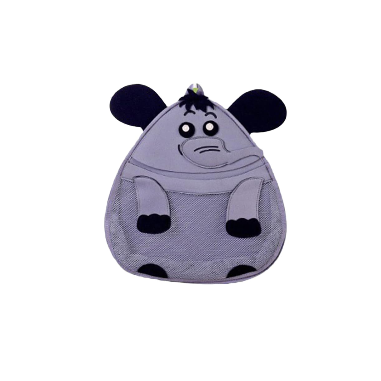 VICASKY 3-Piece Elephant Shower Storage Bags with Hooks - Mesh Bath Toy Organizer for Kids, Waterproof Hanging Toy Holder for Bathroom, Nursery & Playroom - Cute Animal Design for Boys and Girls (Perfect for Bath Time Organization & Kids' Room Decor)