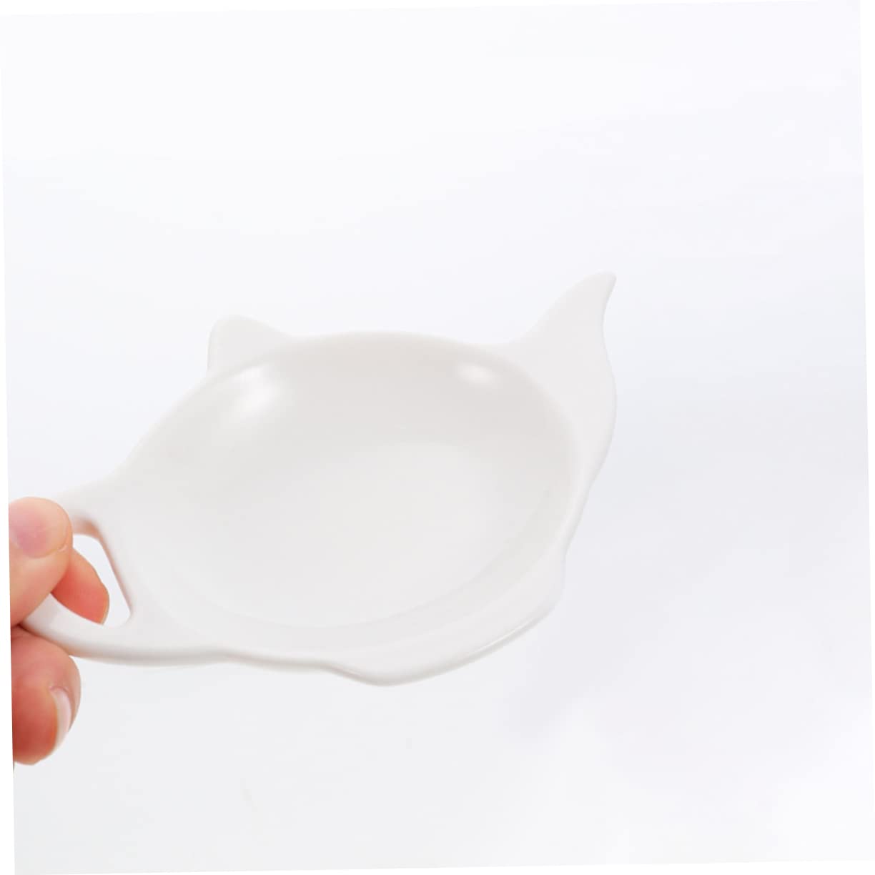 HEMOTON 3-Piece Ceramic Tea Bag Holder Set - Teapot-Shaped Coaster, Teaspoon Rest & Loose Leaf Tea Organizer - Perfect for Afternoon Tea, Kitchen Decor & Gift Giving