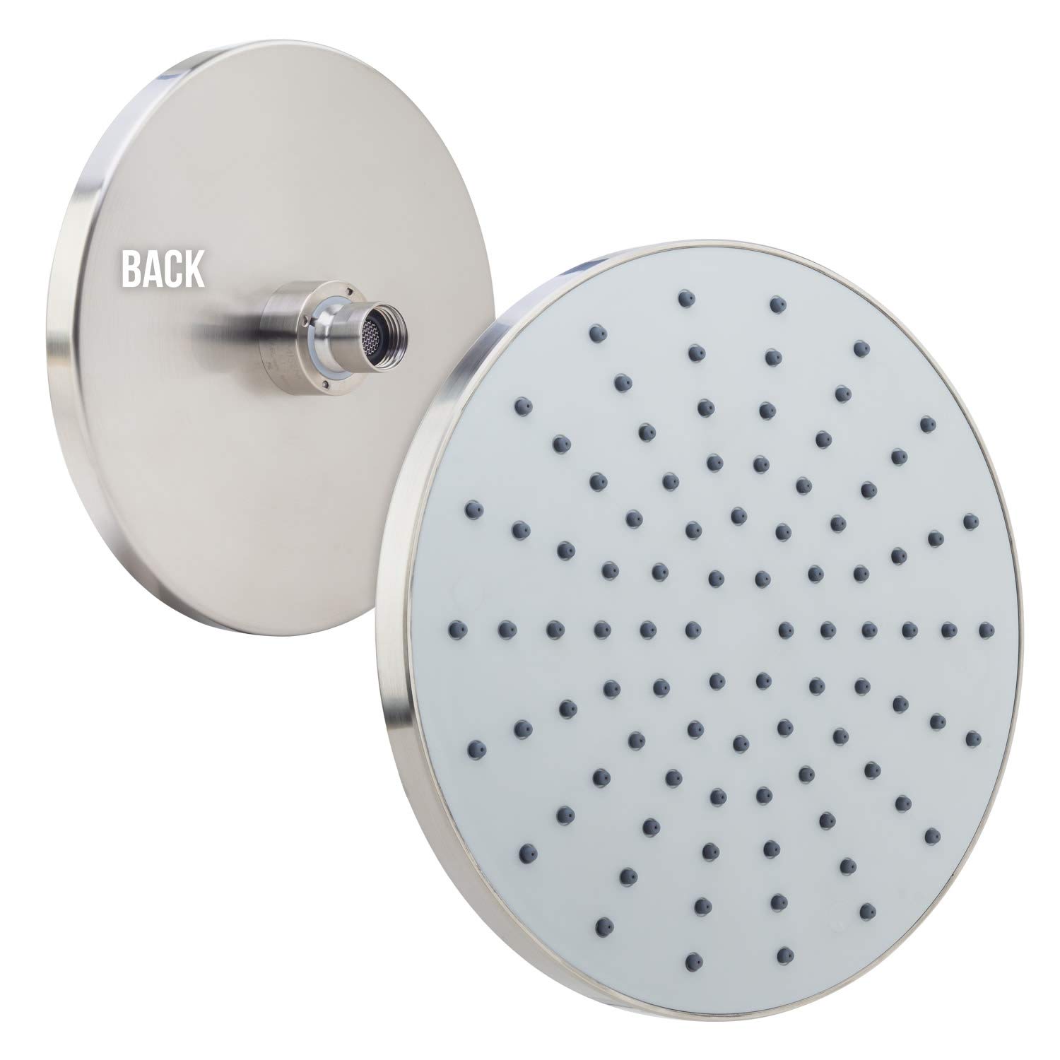Miseno MS-550425-R-CP Mia Single Function Rain Shower Head Trim Package - Modern Bathroom Fixture for Spa-Like Shower Experience