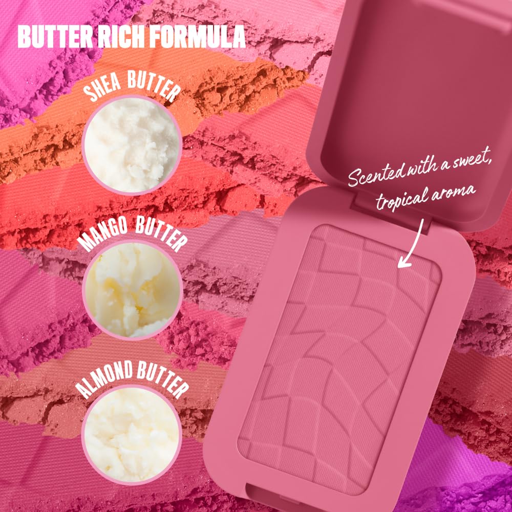 NYX Professional Makeup Buttermelt Powder Blush - Long-Lasting 12HR Fade & Transfer-Resistant Vegan Blush for Natural Flush | Perfect for Everyday Wear, Date Night & Special Occasions