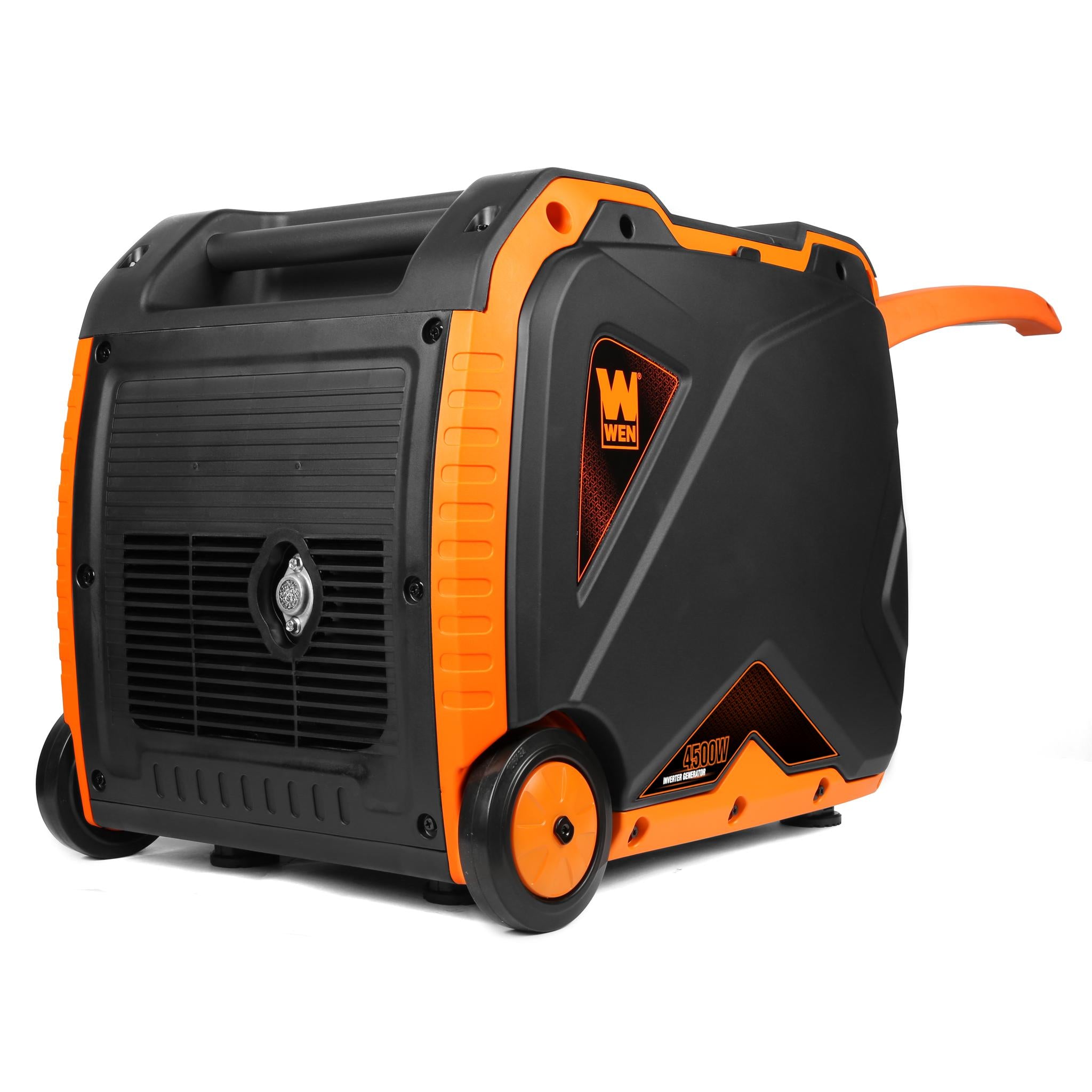 WEN DF451i 4500W Super Quiet Dual Fuel Portable Inverter Generator with Electric Start - RV Ready, Camping & Emergency Power Backup