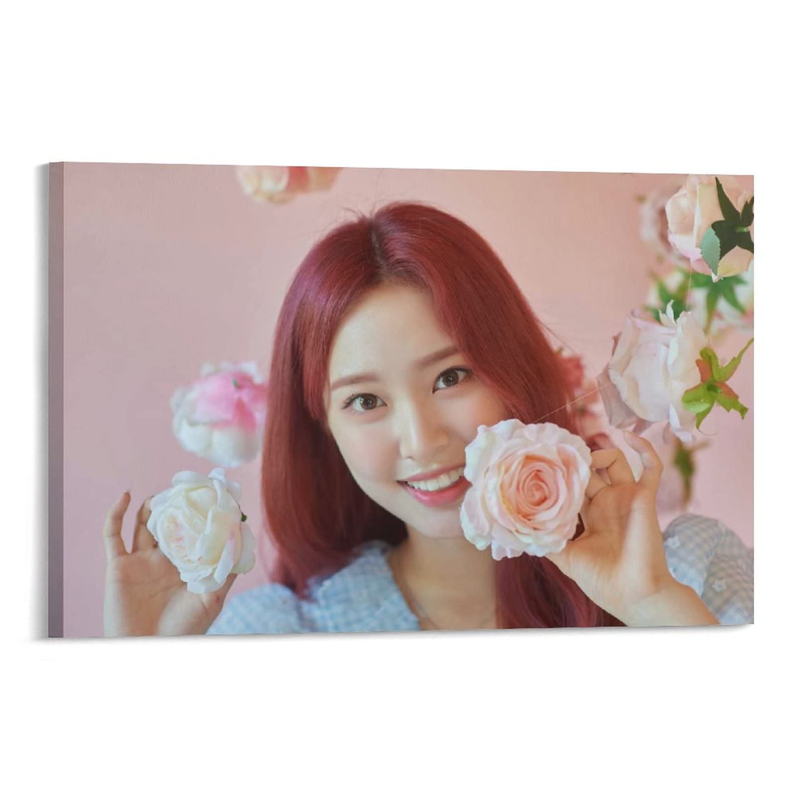 Zoa Weekly 'Play Game Holiday' Kpop Girl Group Band Idol HD Canvas Wall Art - Holiday Party Ver.3 Concept Print (24x36in/60x90cm) for Living Room Decor, Bedroom & Office | Perfect Gift for Kpop Fans & Music Lovers