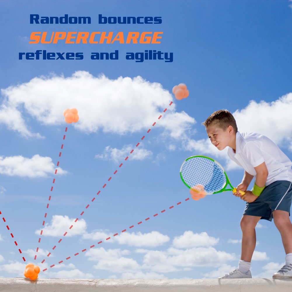 Crown Reaction Ball - Agility Trainer for Sports & Fitness (White)