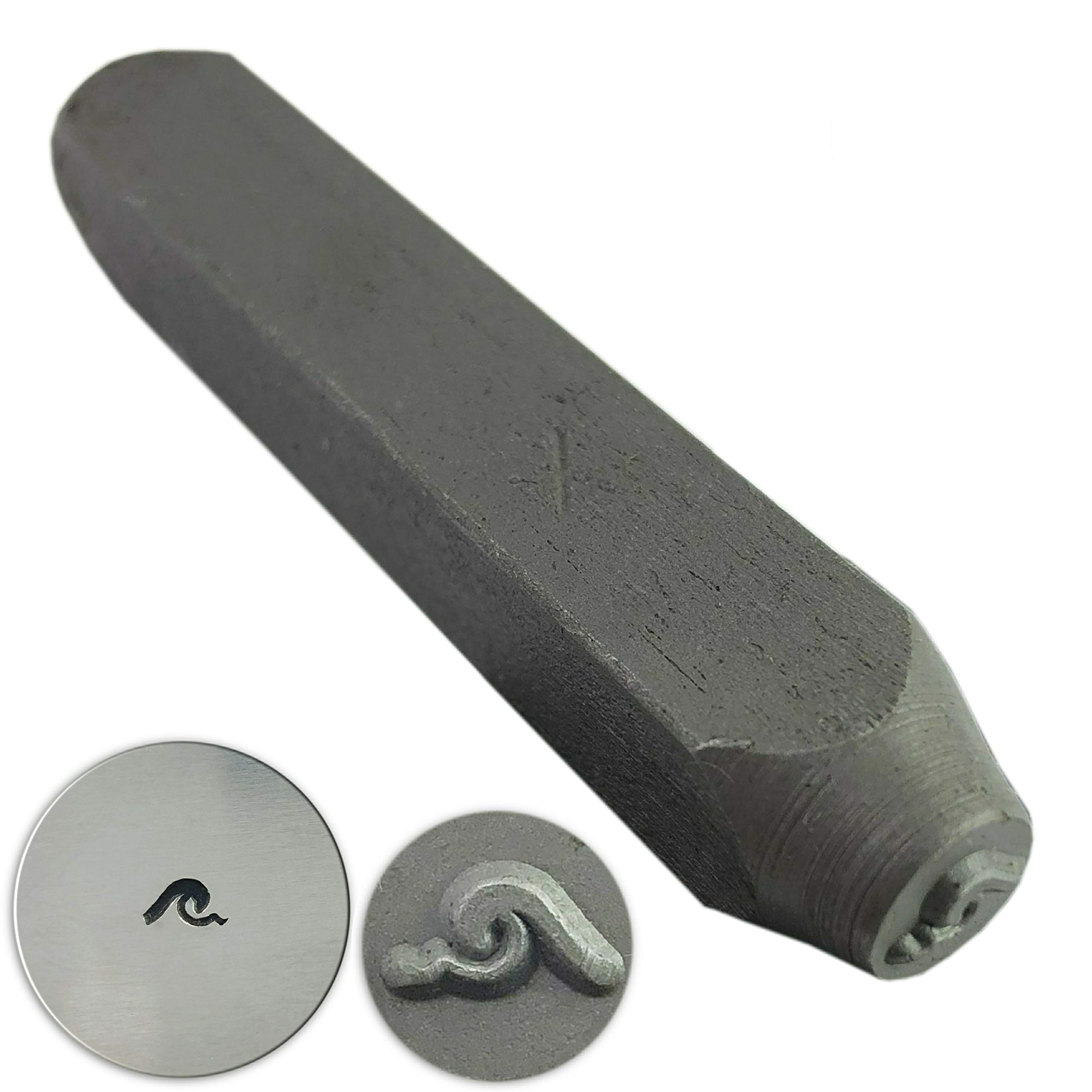 6mm Wave Stamp Punch - Jewelry Making Tool for Metal Stamping DIY
