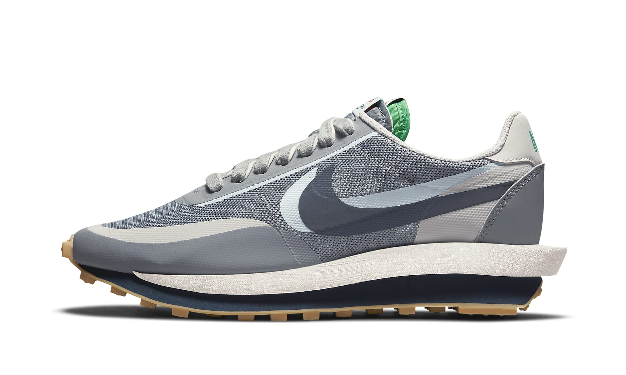 Nike LD Waffle Sacai Clot Kiss of Death 2 Sneakers - Cool Grey DH3114-001 - Men's Fashion Running Shoes for Streetwear & Casual Outfits