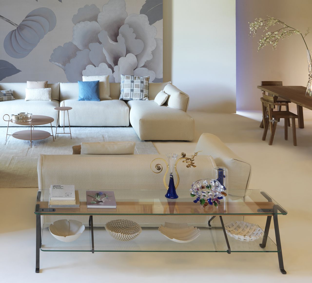 Driade Fratello Modern Low Coffee Table - Minimalist Living Room Furniture for Small Spaces, Perfect for Apartments and Cozy Homes