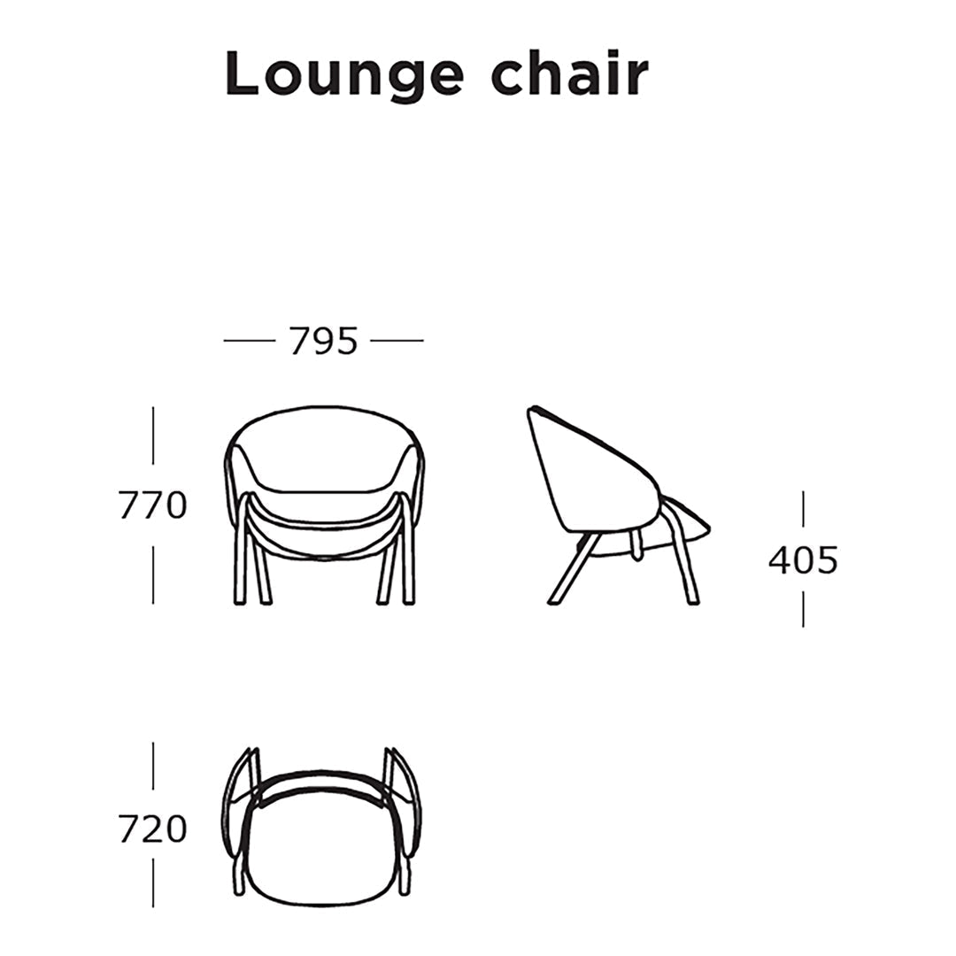 Folium Lounge Chair - Modern Comfortable Reading & Relaxation Chair for Living Room, Bedroom, or Office - Perfect for Home Decor & Leisure Time