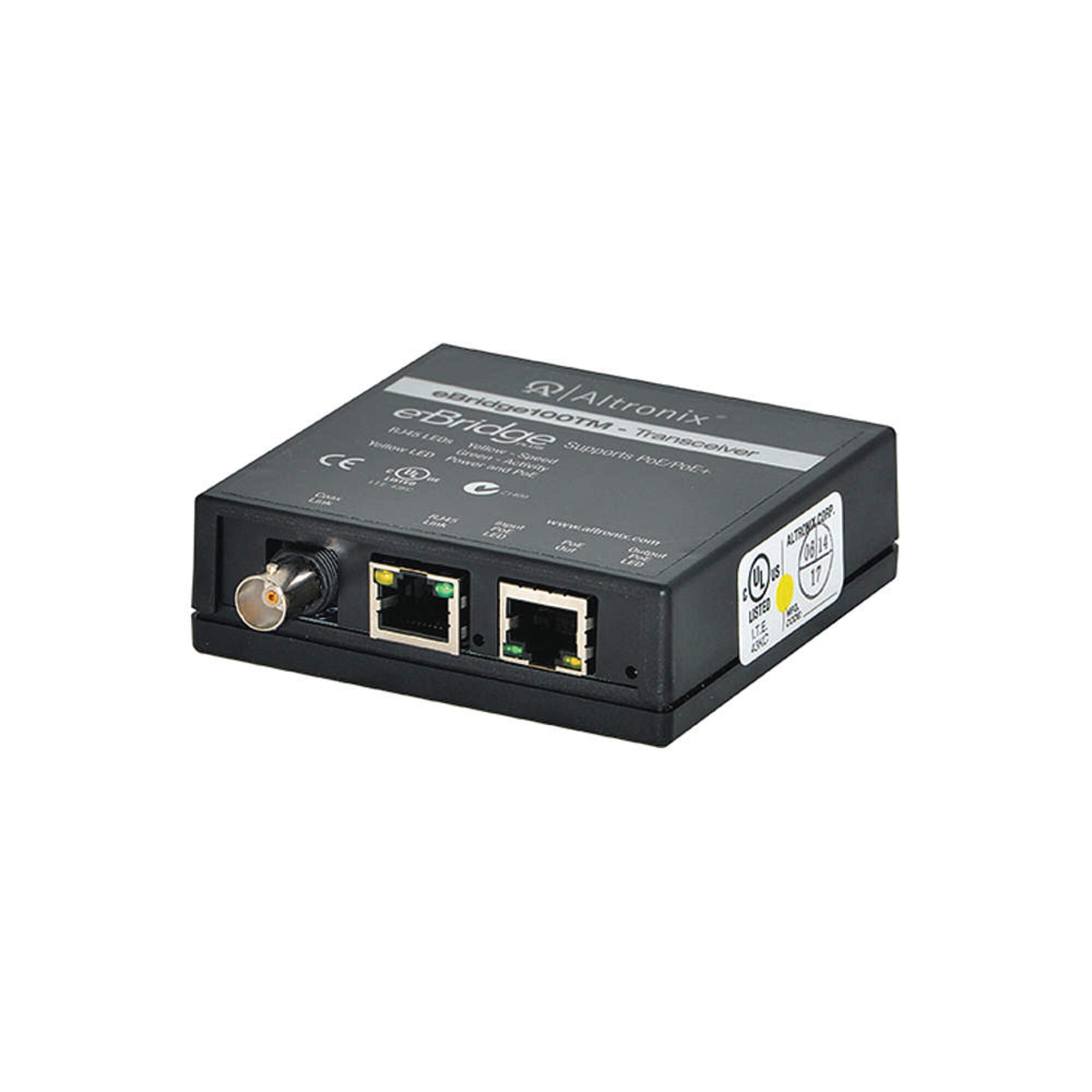 Ethernet Over Coax/Cat5e Transceiver - High-Speed Network Extender for Long Distance Data Transmission | Ideal for CCTV, Security Systems & Remote Office Connectivity