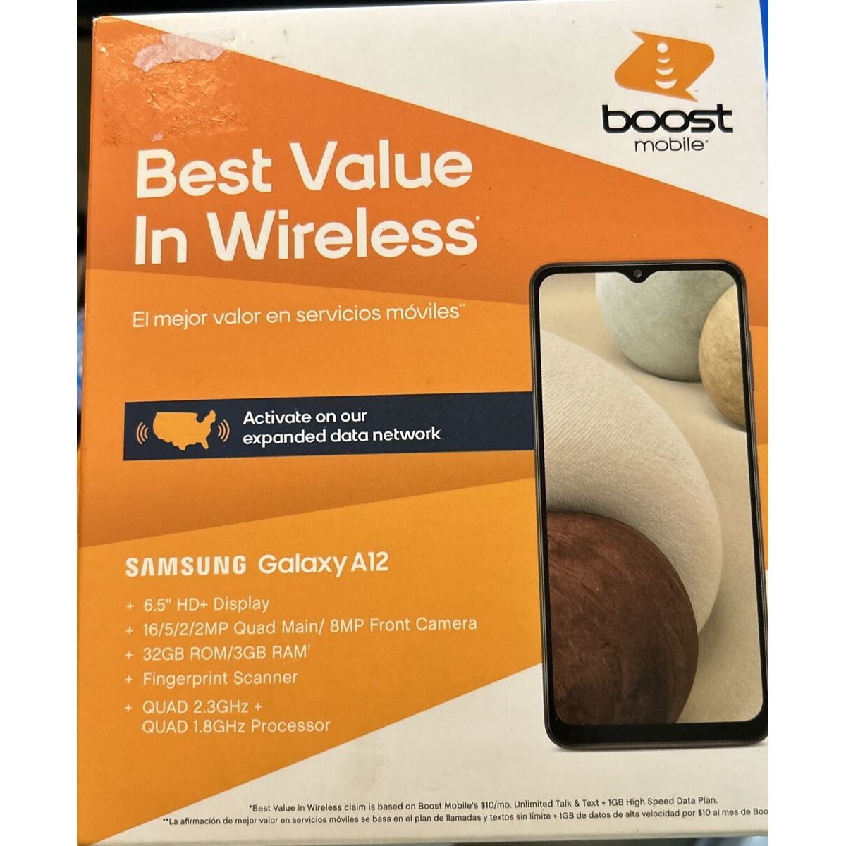 Samsung Galaxy A20 32GB Unlocked Smartphone for Boost Mobile - Prepaid Cell Phone with HD Display & Long Battery Life - Perfect for Streaming, Gaming & Social Media