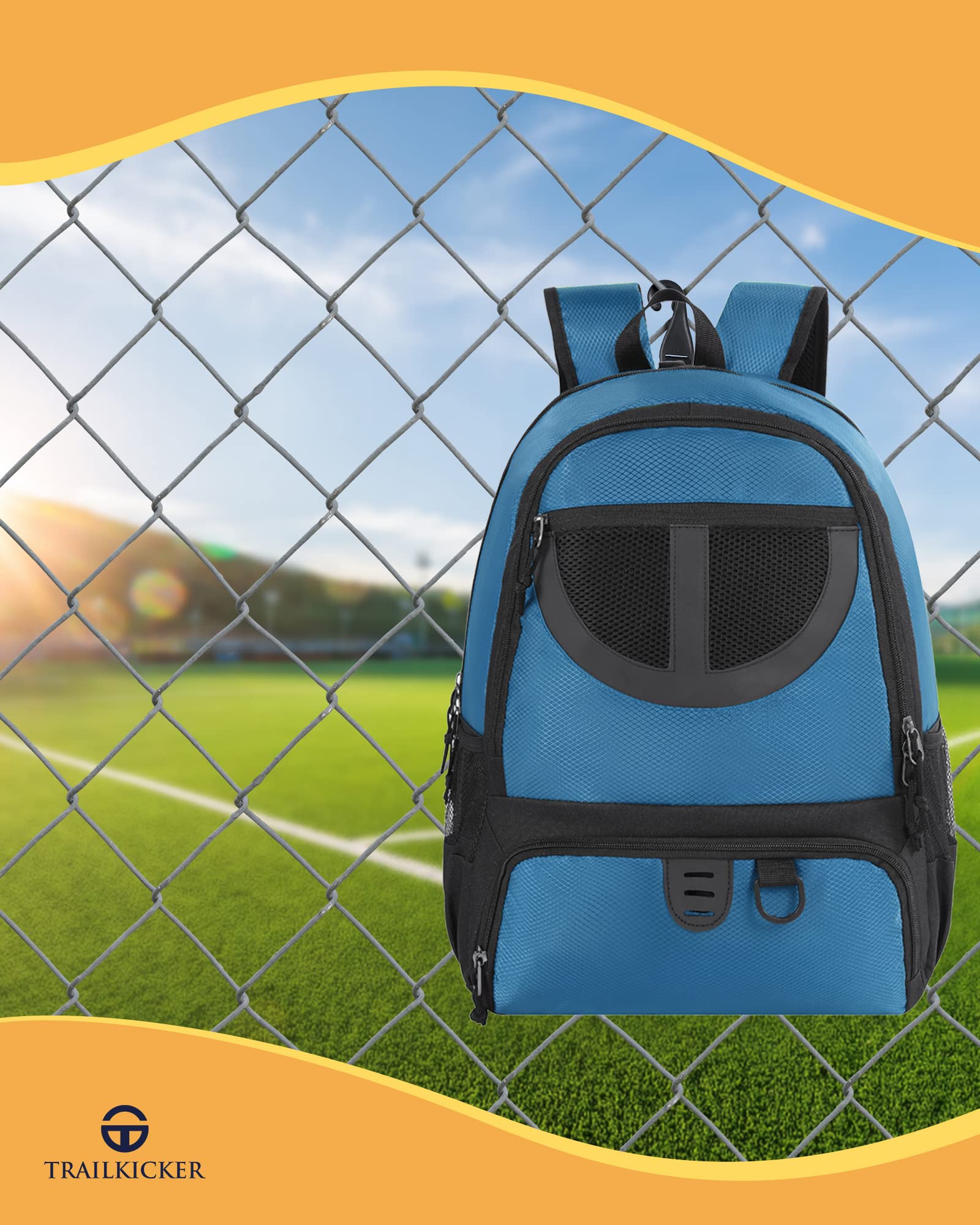 Best Basketball Backpack for Men & Women - 30L Lightweight Breathable Sports Bag with Ball & Shoe Compartment - Perfect for Soccer, Volleyball, Football, Gym, School & Travel