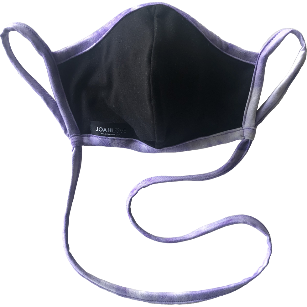 Black & Grape Tie Dye Infinity Scarf - Soft Stretchy Fashion Accessory for Women | Perfect for Fall, Winter, Parties & Everyday Wear
