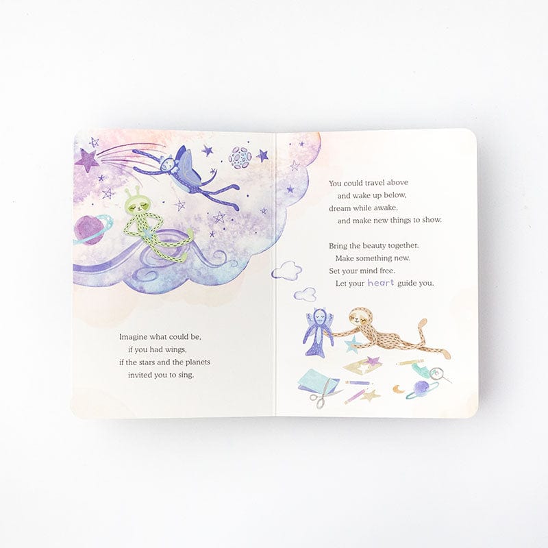 Dragon Dreams & Creates Board Book - Interactive Storybook for Kids | Perfect for Bedtime Reading & Early Learning
