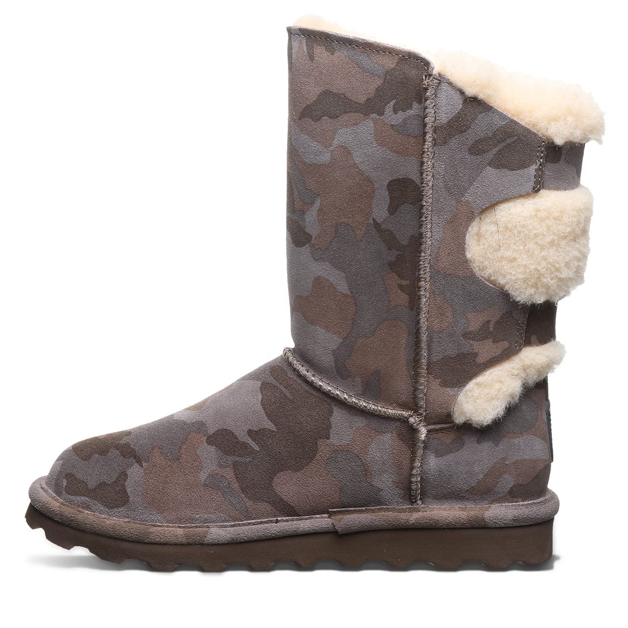 BEARPAW Women's Eloise Suede Slip-On Winter Boots - Comfortable & Warm, Multiple Colors - Perfect for Casual Outings, Work & Cold Weather