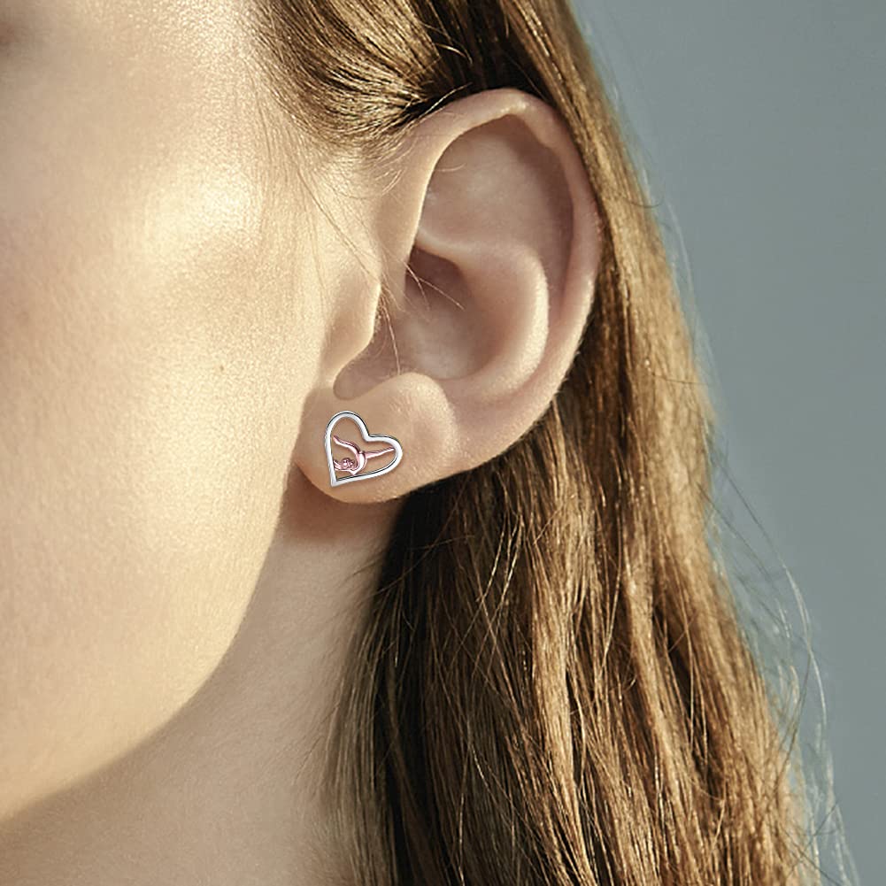 Silver Gymnastics Dangle Earrings | Rose Gold Flipping Gymnast Jewelry | Elegant Gift for Women | Perfect for Gymnastics Competitions, Workouts & Everyday Wear