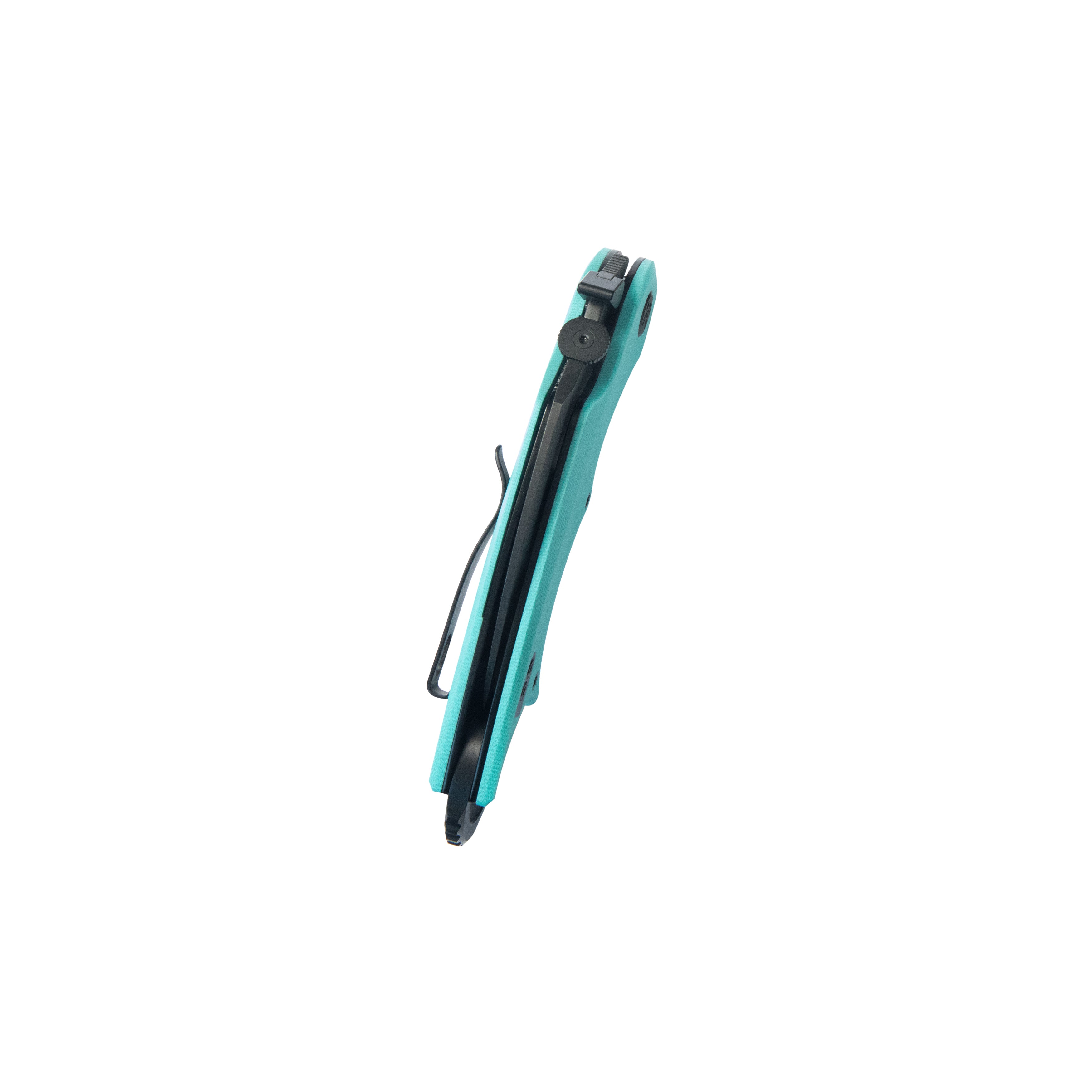 Kubey Rogue Pikal Karambit Folding Knife - Tiffany Blue G10 Handle, 2.91