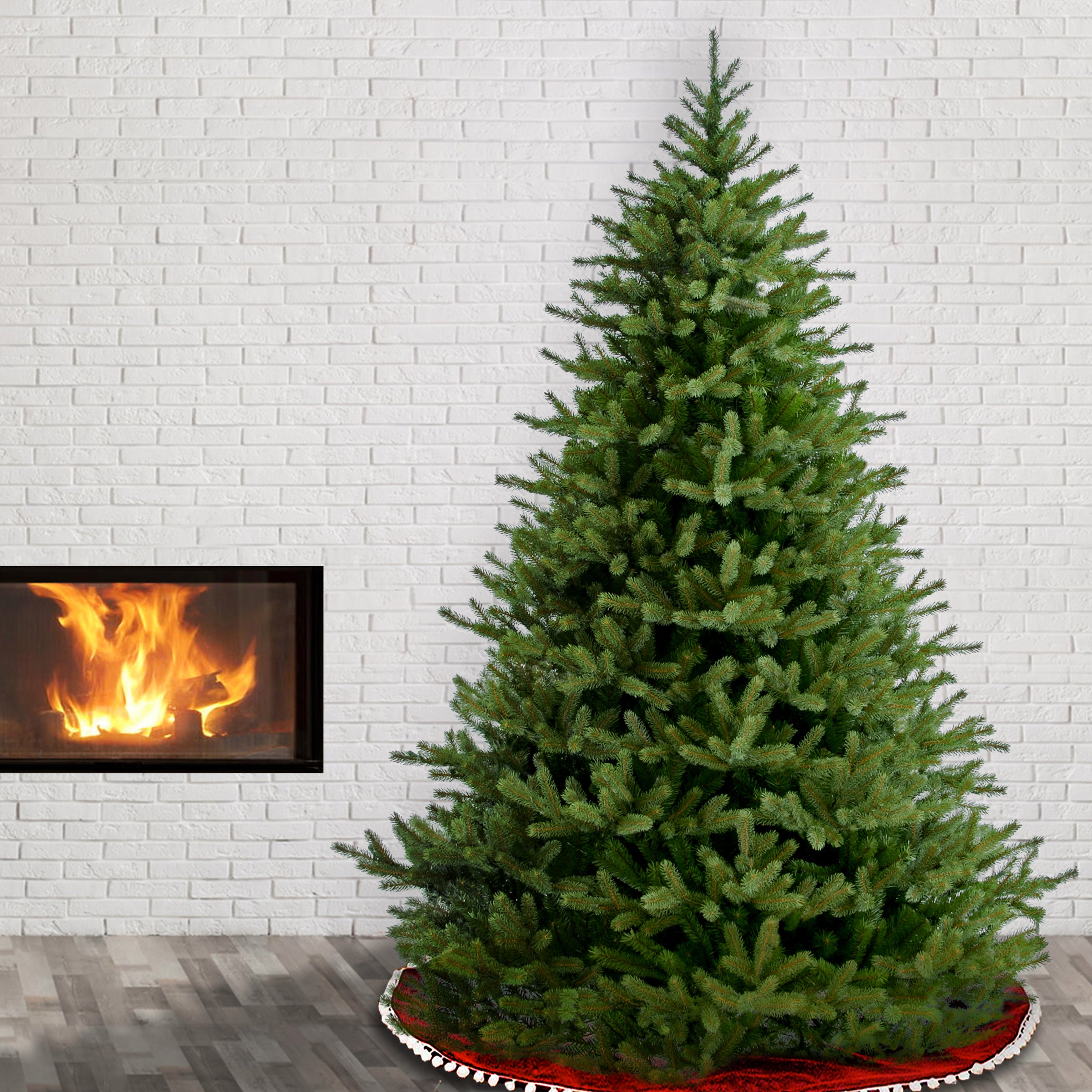 7 ft. Norway Fir Christmas Tree - Premium Artificial Holiday Tree for Home & Office Decor | Perfect for Living Room, Party & Festive Celebrations