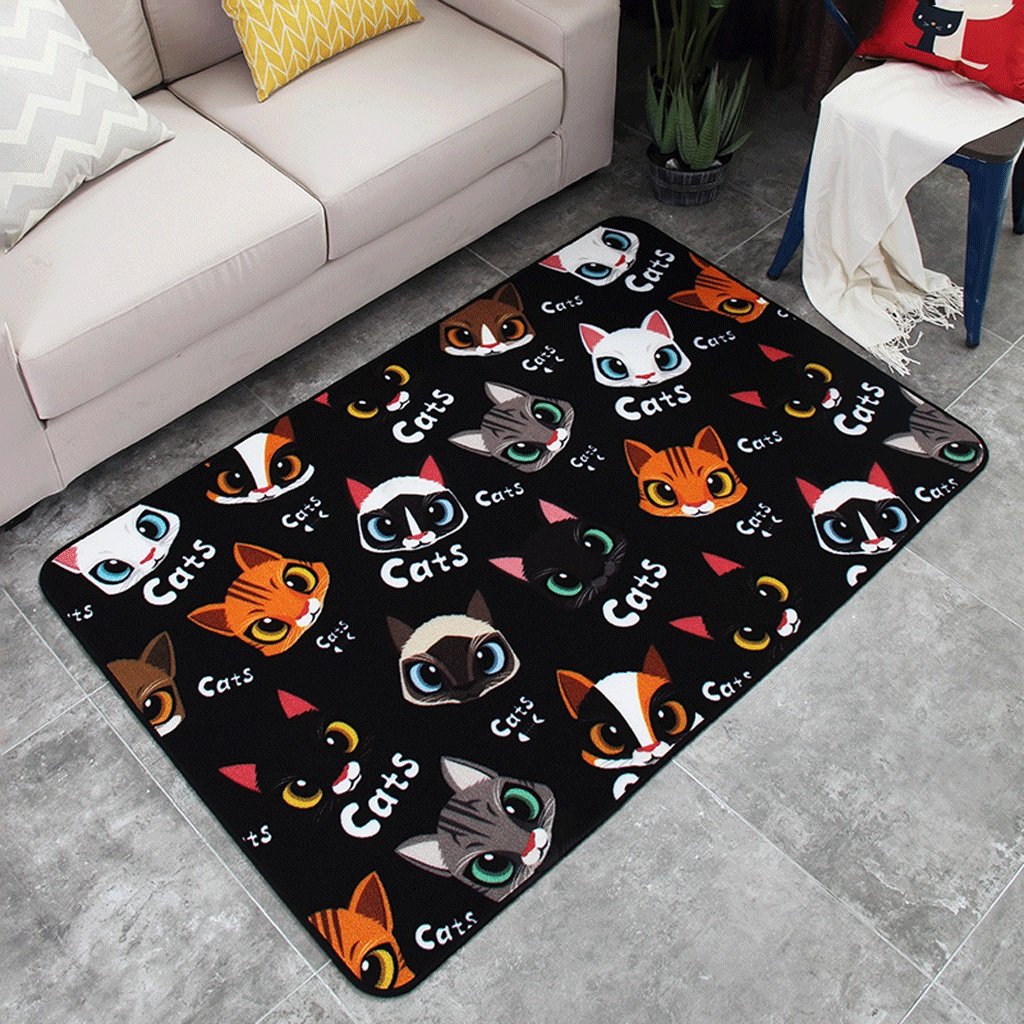 CHX Cartoon Non-Slip Carpet for Living Room, Bedside & Tea Table - Soft Home Decor Rug with Cat Design | Perfect for Nursery, Kids Room & Cozy Spaces