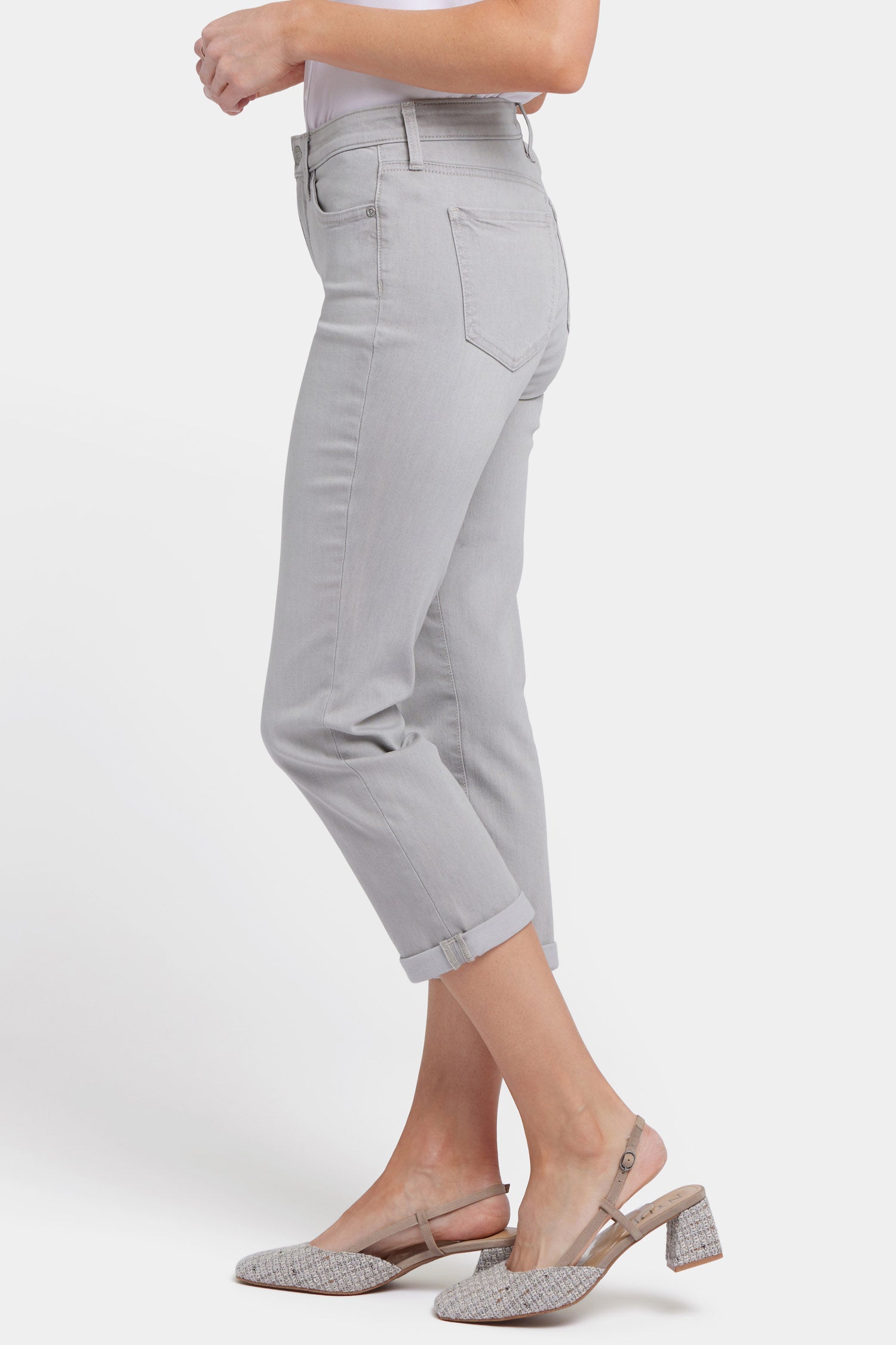 Chloe Skinny Capri Jeans for Women - High Waist Stretch Denim Pants in Grenada Mist Wash | Casual & Comfortable for Everyday Wear, Office & Weekend Outfits