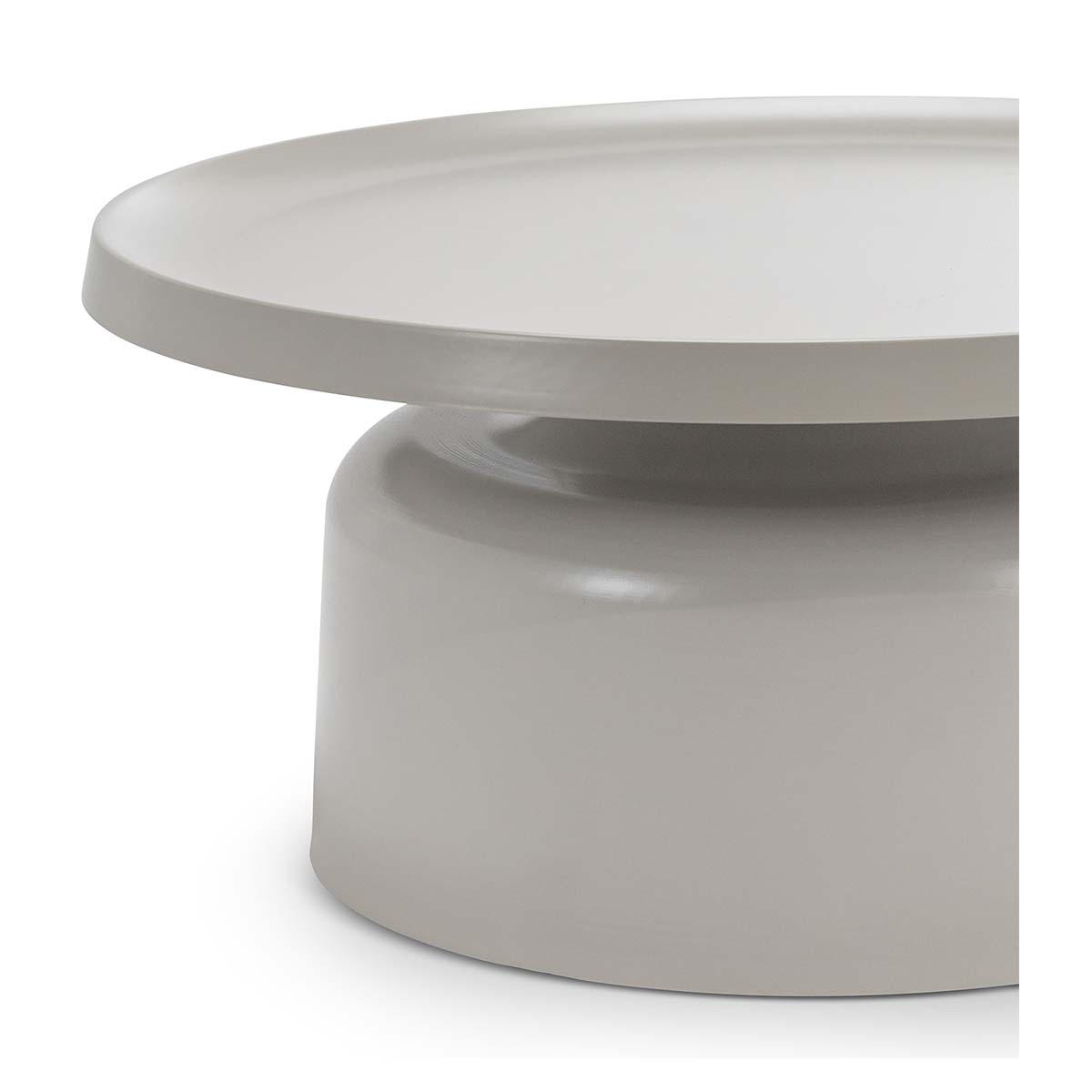 Modern Javi Pedestal Tray Coffee Table - Stylish Living Room Centerpiece for Home Decor, Perfect for Holding Books, Plants & Drinks