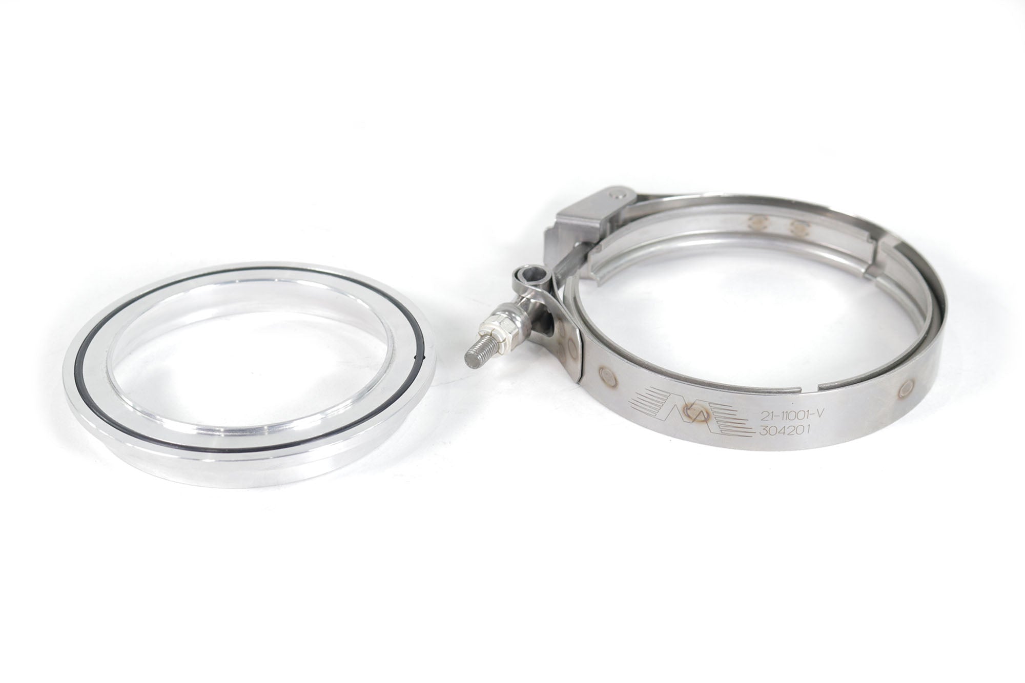 GT42/47/55 Aluminum Compressor Outlet Flange & Clamp Kit for 3.5