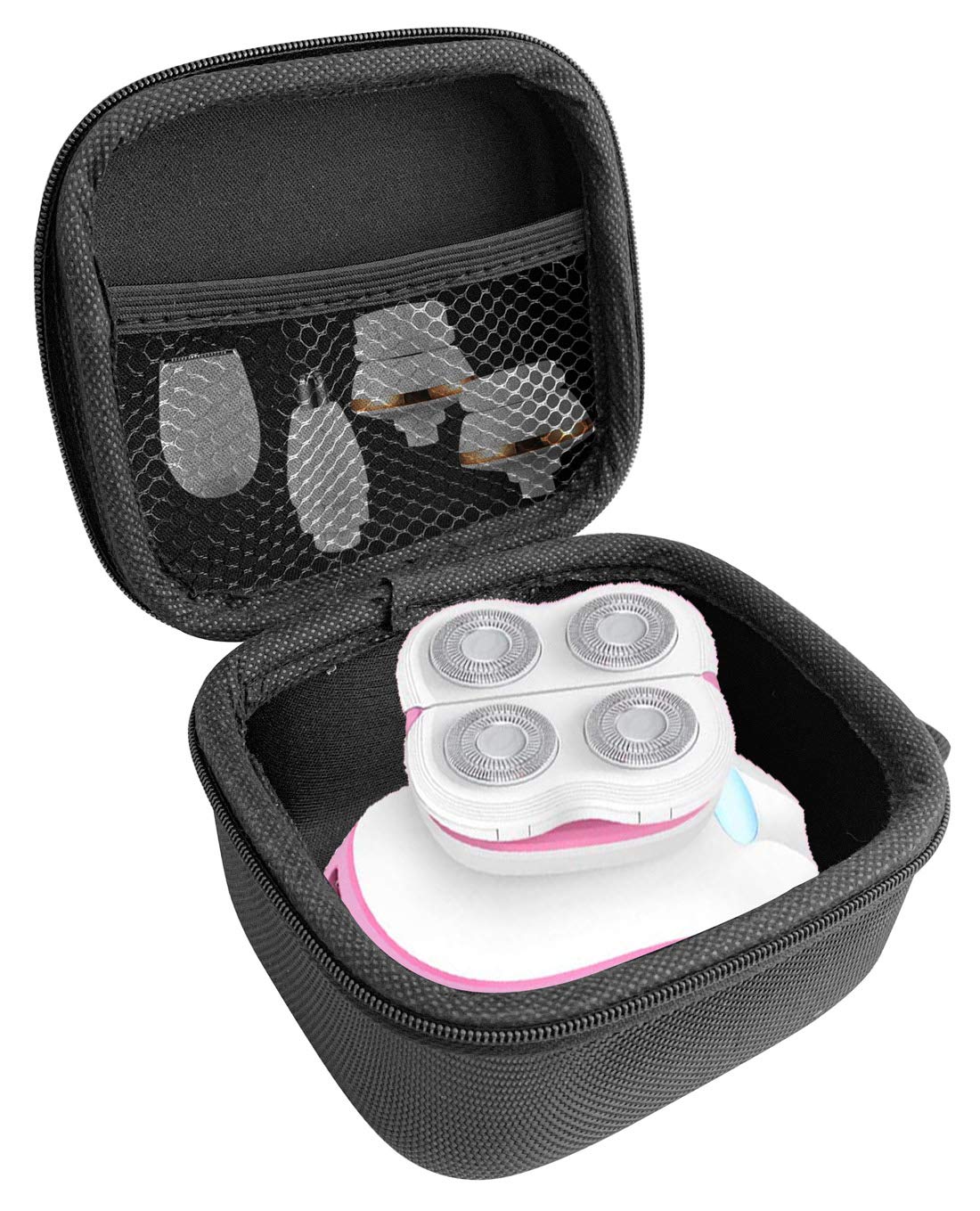 Teamyo 3-in-1 Painless Electric Razor for Women with Travel Hard Case - Waterproof Bikini Trimmer & Body Shaver for Sensitive Skin - Perfect for Travel, Gym & Home Use