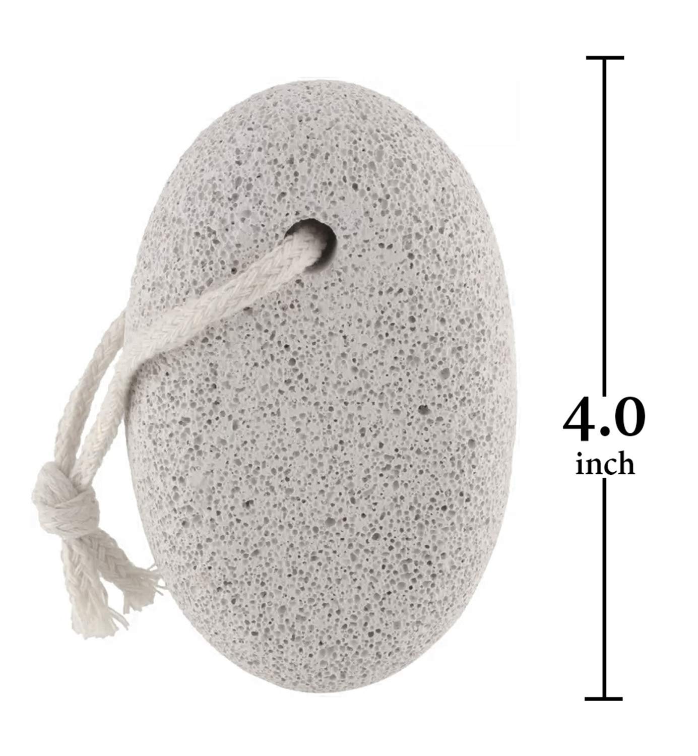 Red Oval Pumice Stone for Feet – Exfoliating Dead Skin Remover for Men & Women | Pedicure Tool for Smooth Heels & Calluses – Perfect for Home Spa & Foot Care Routine