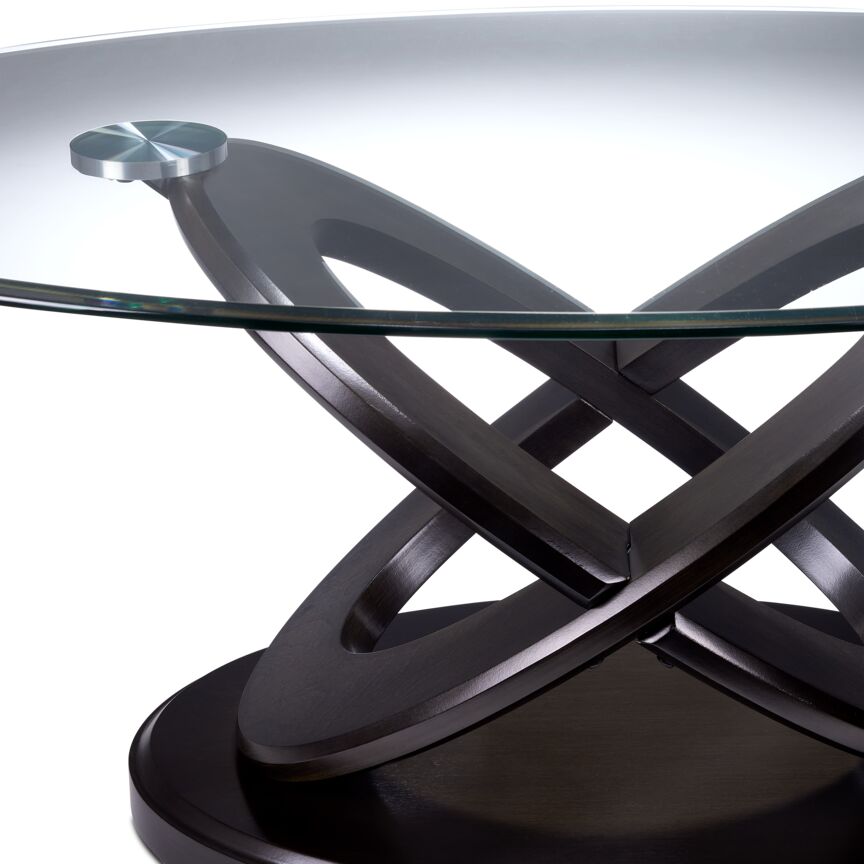 Modern Grey Atomic Coffee Table - Stylish & Durable Living Room Furniture for Small Spaces & Apartments | Perfect for Coffee, Books & Decor