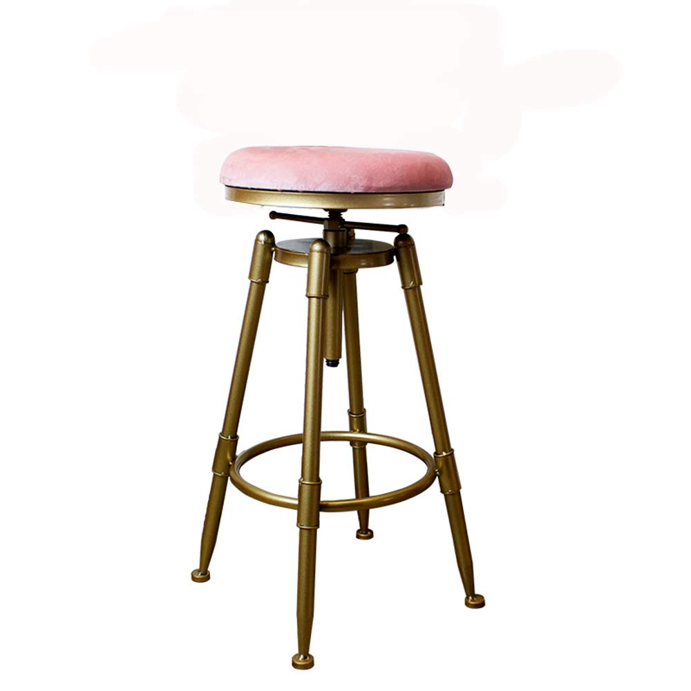 Modern Adjustable Swivel Bar Stool with Suede Upholstery & Metal Base - Height Adjustable Counter Stool for Kitchen Island, Breakfast Bar, or Home Pub - Perfect for Dining, Entertaining & Relaxing