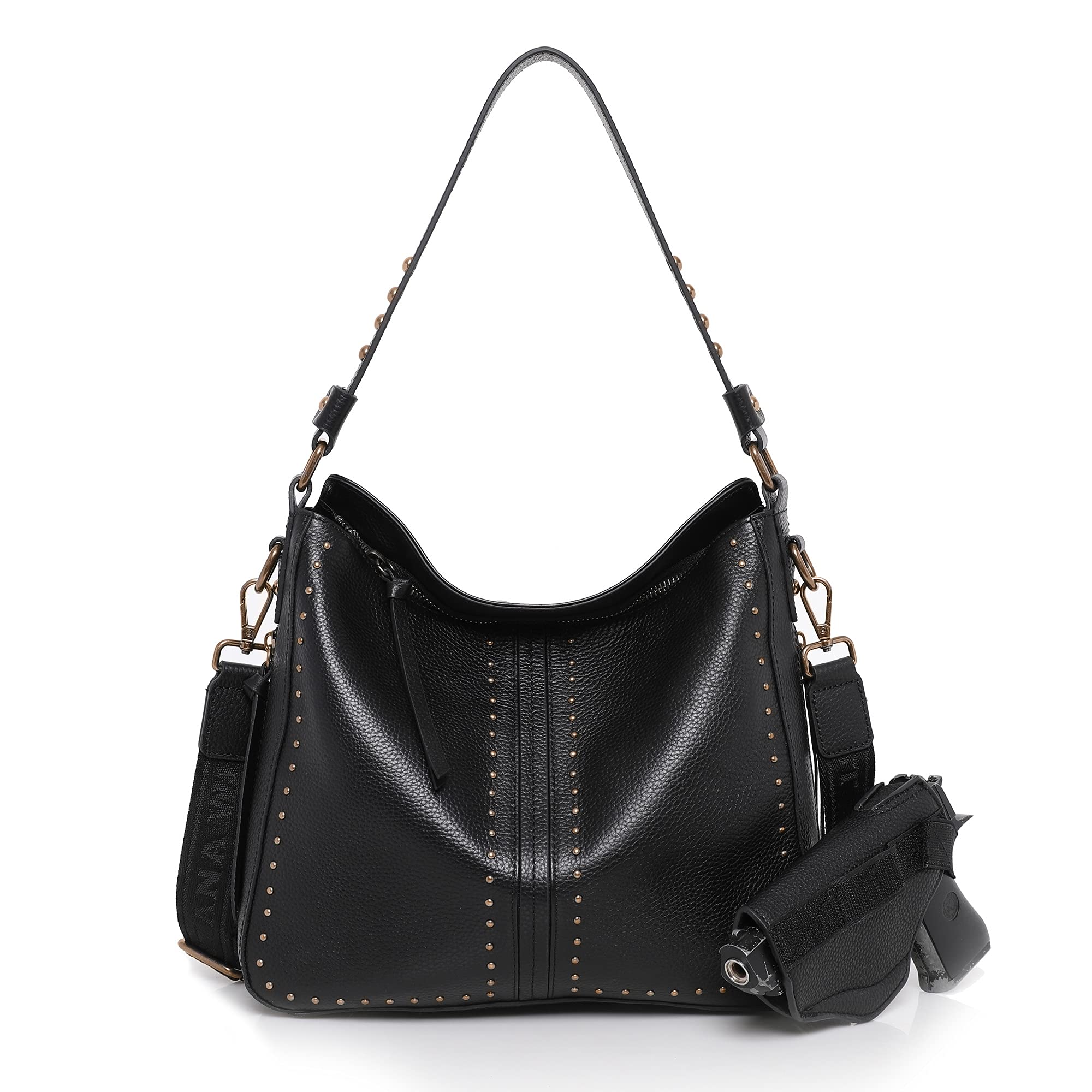 Montana West Leather Concealed Carry Purse for Women - Crossbody Handgun Bag for Daily Use