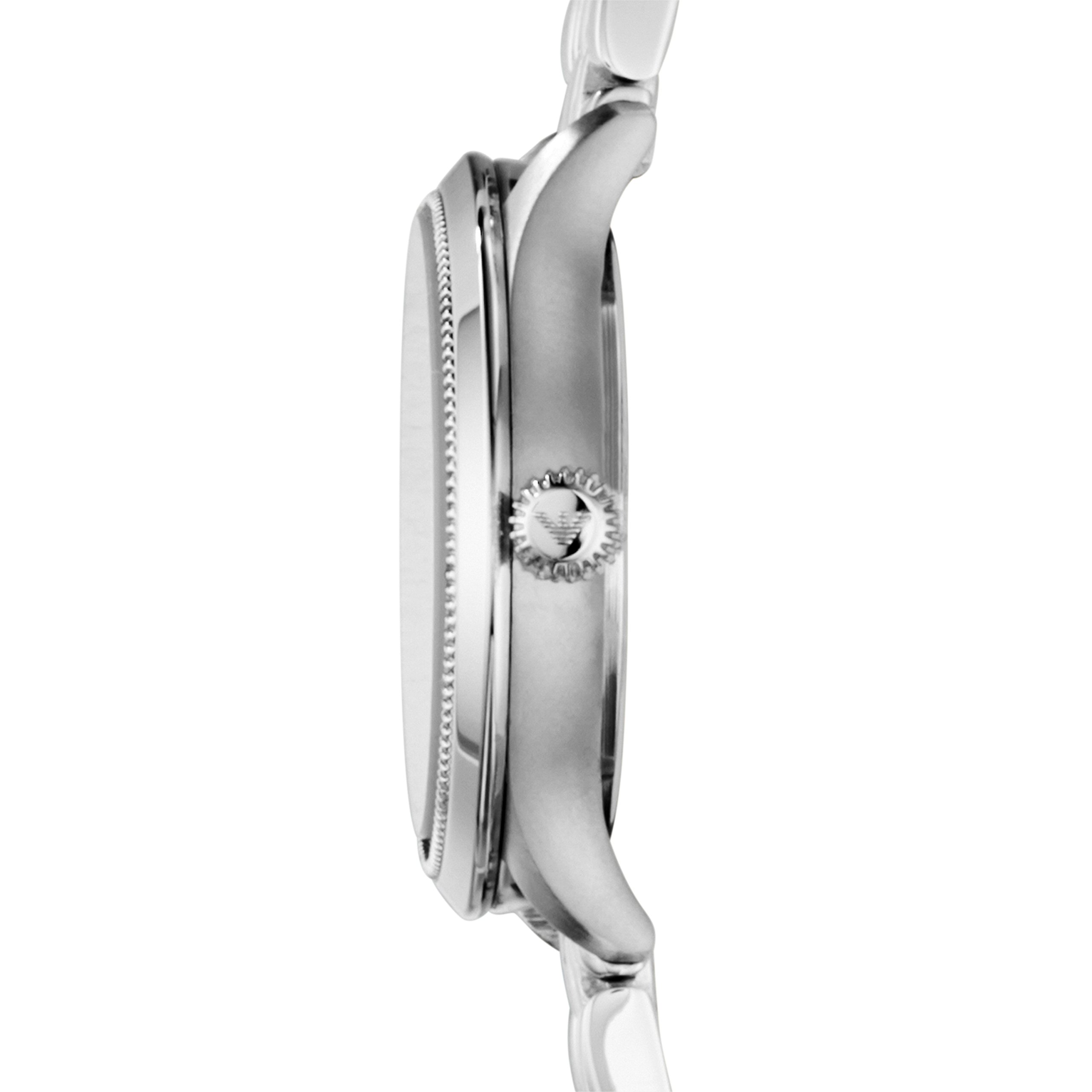 Emporio Armani Women's Three-Hand Stainless Steel Dress Watch - Elegant & Waterproof for Business, Office & Special Occasions