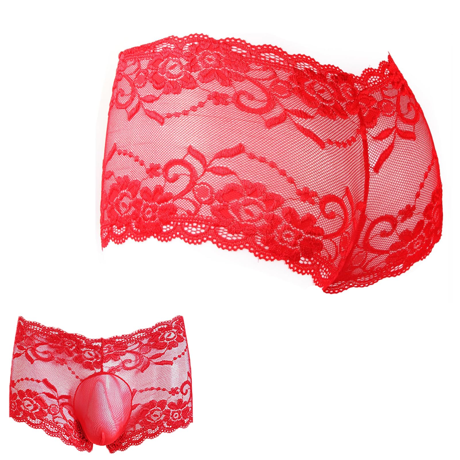 **Sexy Lace Underwear for Men - Comfortable G-String & Thong Lingerie - Perfect for Date Night, Special Occasions & Sensual Moments**