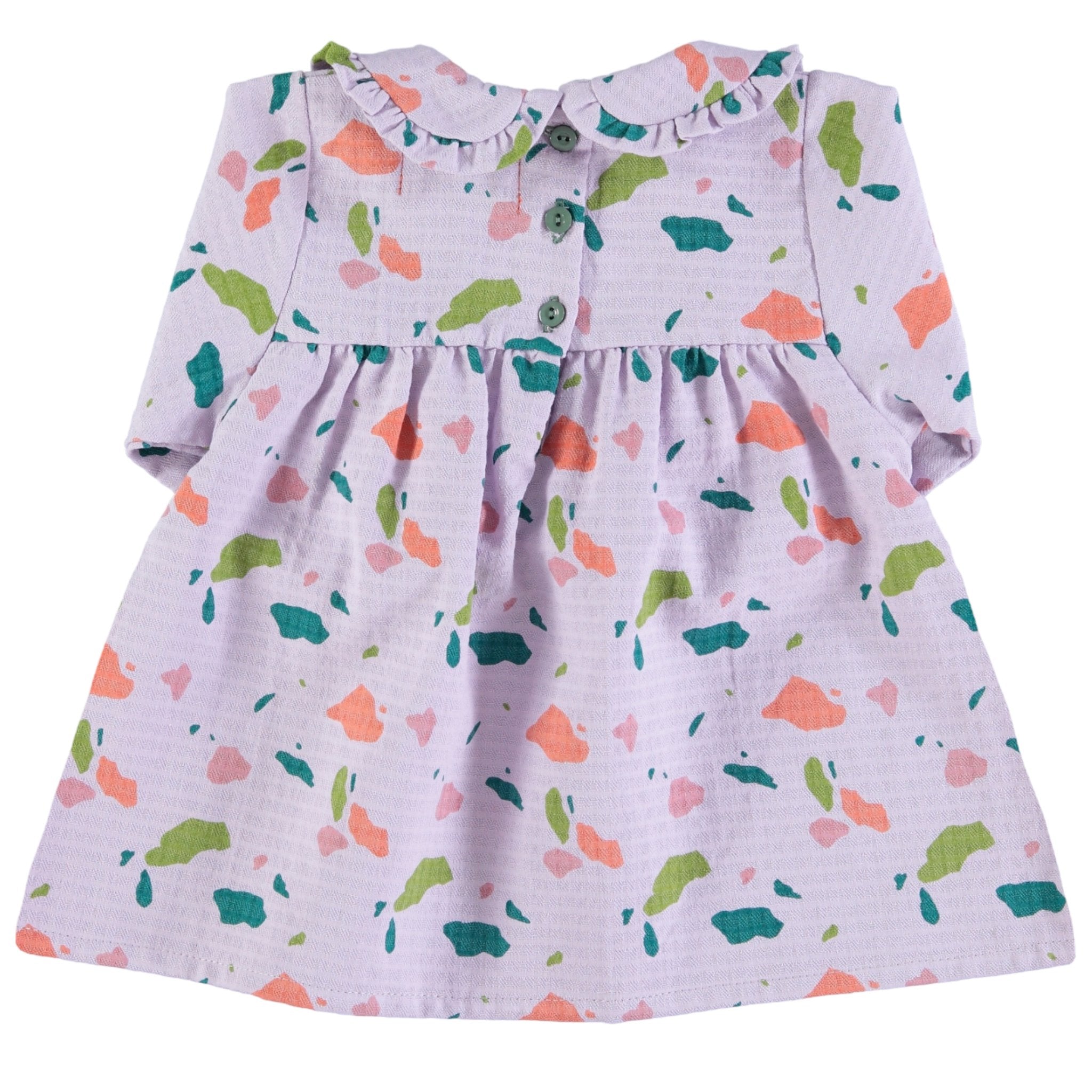 Piupiuchick Lilac Baby Dress - Soft & Comfortable Infant Girl Outfit for Special Occasions, Photos & Daily Wear
