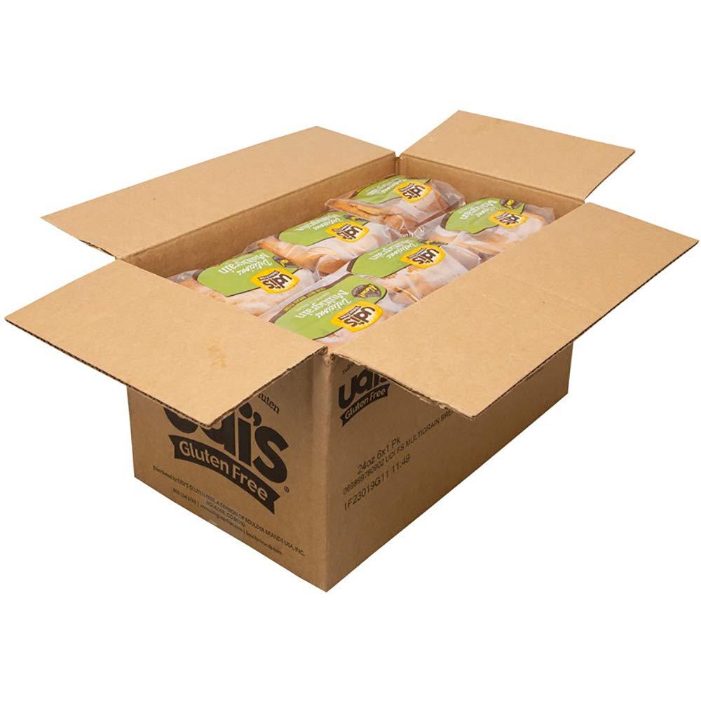 Udis Foodservice Multigrain Bread - 24 Ounce (6 Pack) | Gluten-Free, Wholesale Bulk Bread for Restaurants, Cafes & Catering