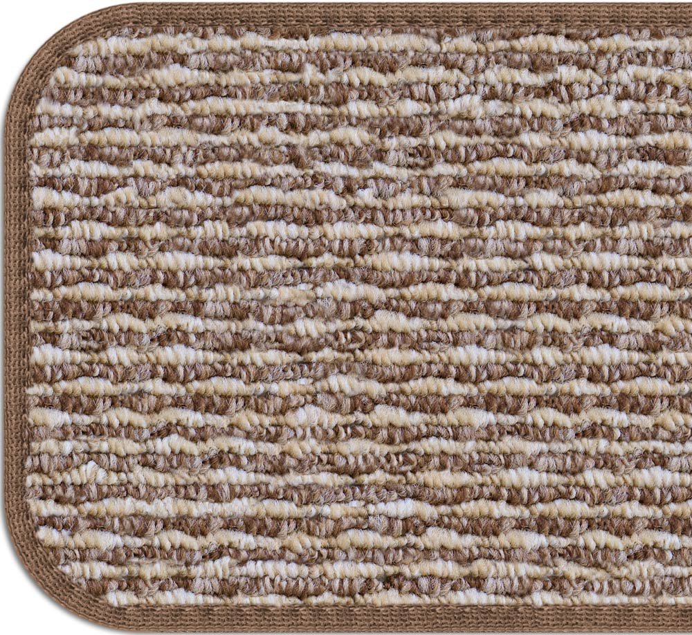 12 Pack Attachable Indoor Carpet Stair Treads - Non-Slip Staircase Mats (9