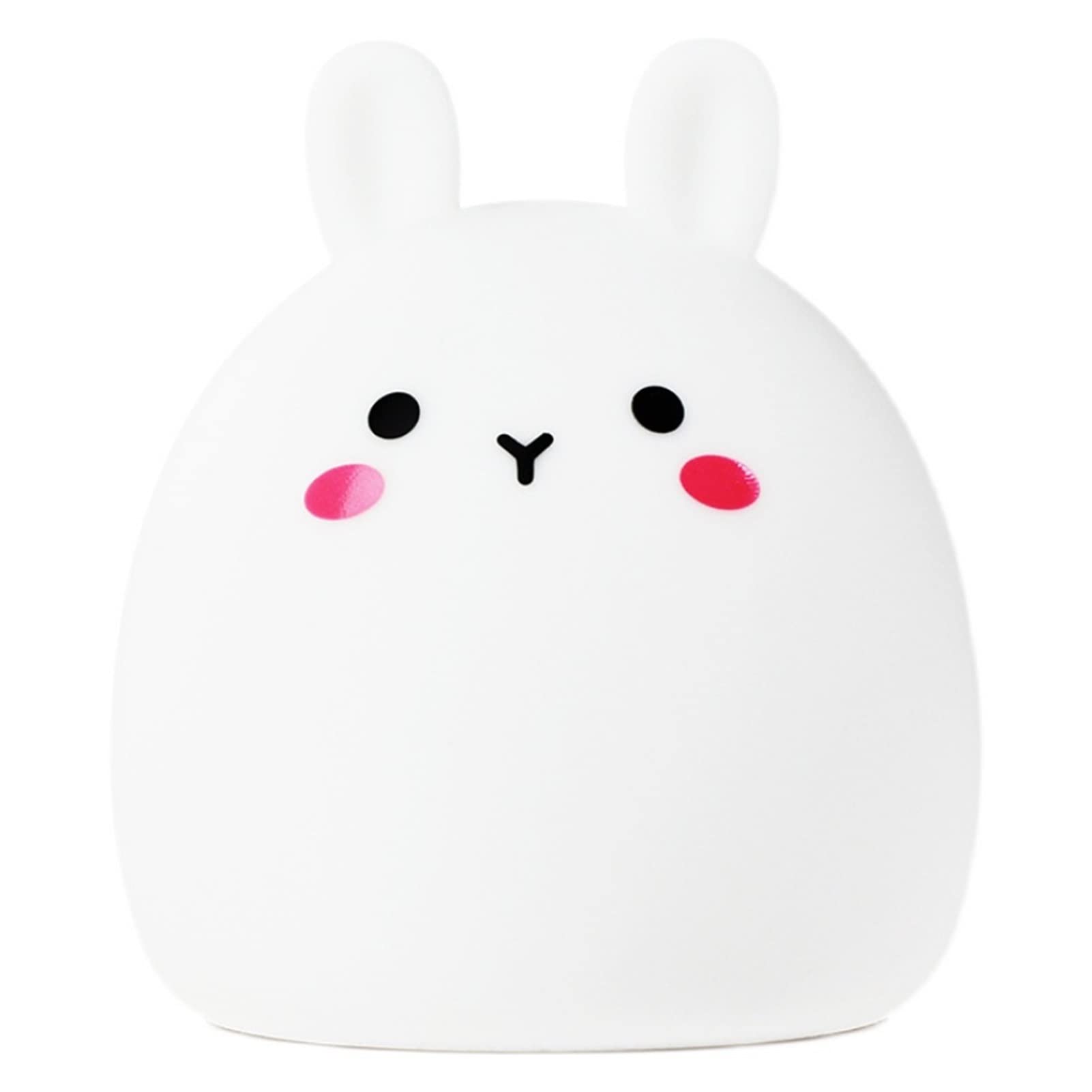 YWEEL Cute Rabbit Night Light - Silicone Lumipet Lamp for Kids & Adults, Eye Protection Sleep Light, Home Decor Bedside Table Lamp, Perfect for Bedroom, Nursery & Festival Gifts (Color: Blue) - Creates Soothing Ambience for Relaxation & Better Sleep