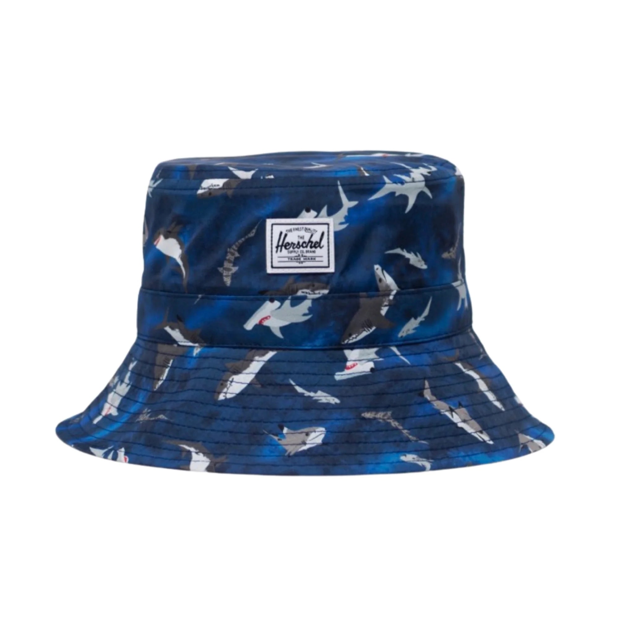 Herschel Shark Tie Dye Beach Bucket Hat for Women & Men - UV Protection Summer Sun Hat for Outdoor, Travel, Surfing, and Beach Vacations
