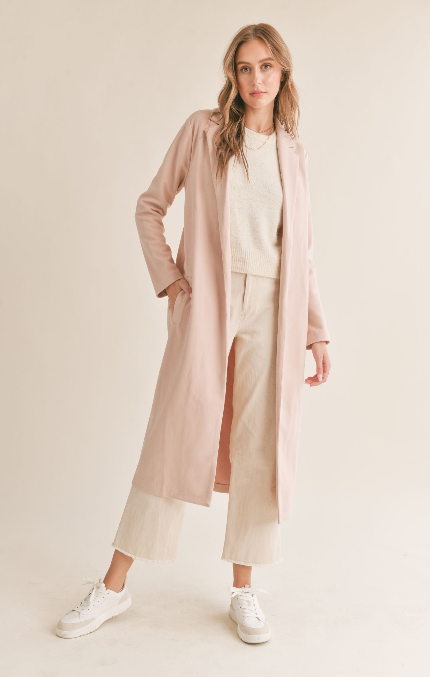 Juliette Coat for Women - Elegant Long Wool Blend Trench Coat with Belt for Fall & Winter | Perfect for Office, Dating, and Formal Occasions
