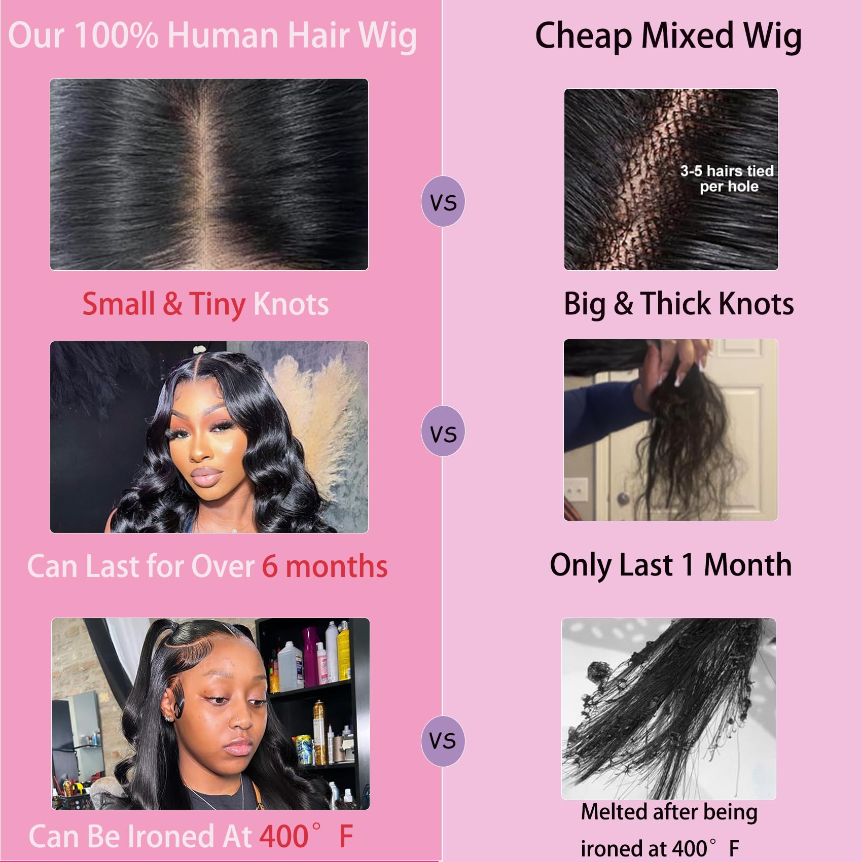 13x6 HD Lace Front Human Hair Wig - 200% Density 26 Inch Body Wave Frontal Wig with Baby Hair | Pre-Plucked | Glueless | 100% Real Human Hair | Natural Black | Perfect for Daily Wear, Parties & Special Occasions