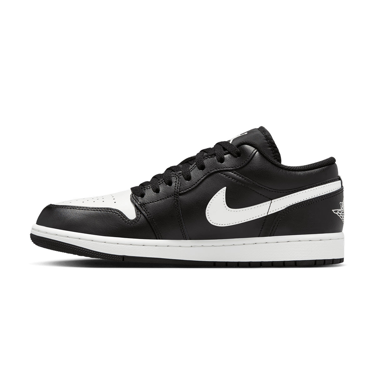 Air Jordan 1 Low 'Black White' Men's Basketball Shoes - Classic Black & White Sneakers for Casual Wear, Street Style & Gym Workouts