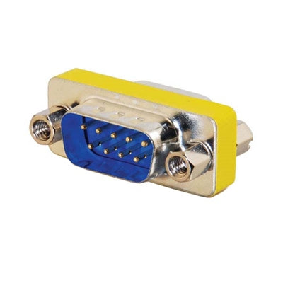 RS232 DB9 Male to Male Coupler Adapter - Serial Port Connector for Computer, Printer, POS & Industrial Equipment - Perfect for Data Transfer & Device Connection