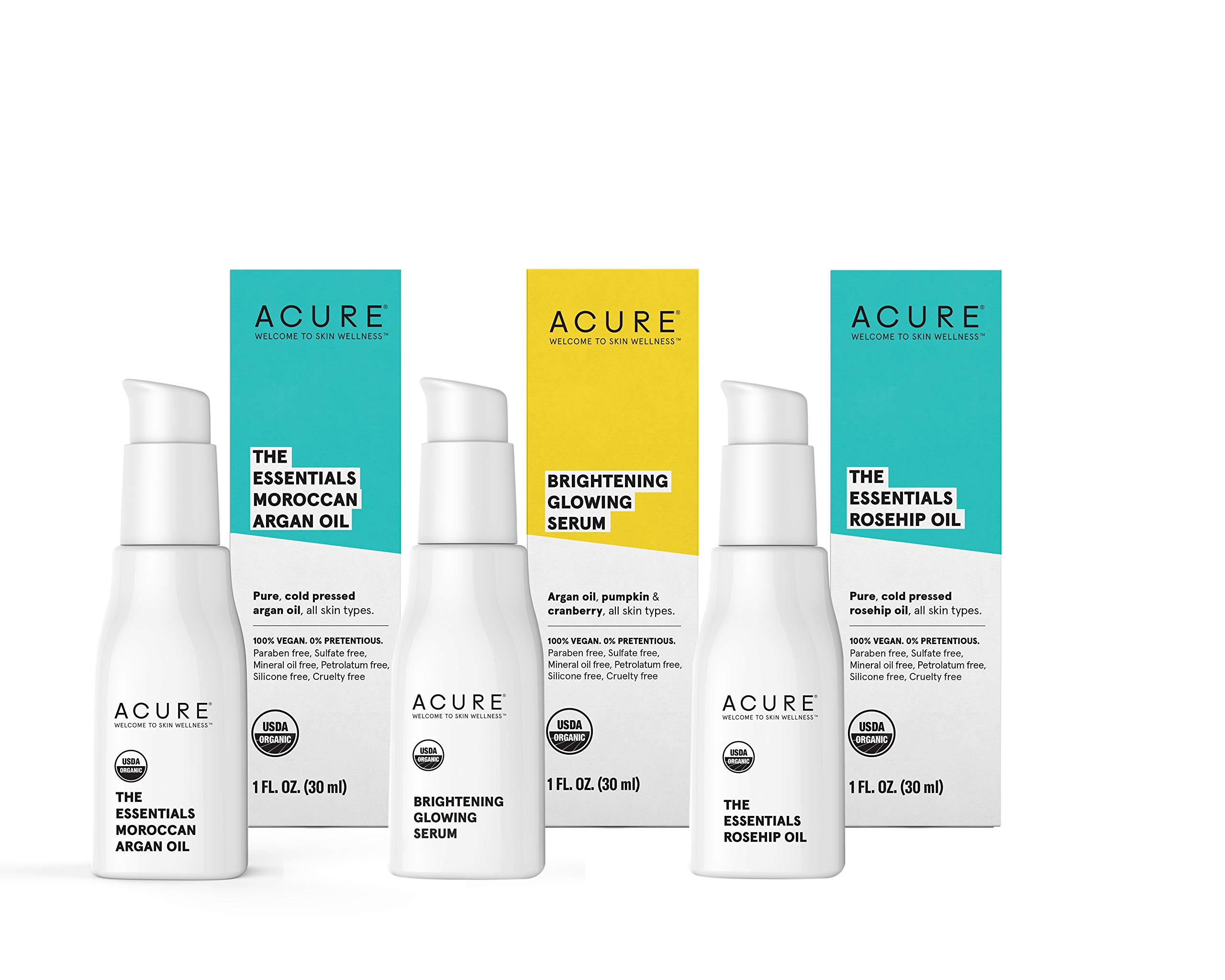 Acure The Essentials 100% Pure Marula Oil for Dry Skin & Hair – 1 Fl Oz | Hydrating & Nourishing Treatment for Face, Scalp & Body | Vegan & Cruelty-Free