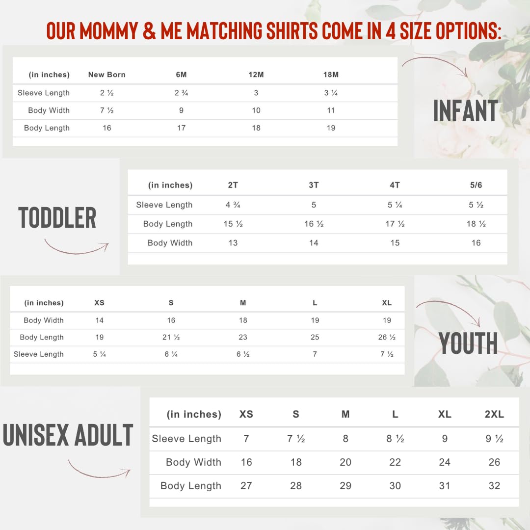 First Mother's Day Mommy and Me Matching Outfits Set - Cute Mother Son/Daughter Coordinating Clothes for 1st Time Moms | Perfect 1st Mother's Day Gift for New Moms | Ideal for Family Photos, Baby Showers & Special Celebrations
