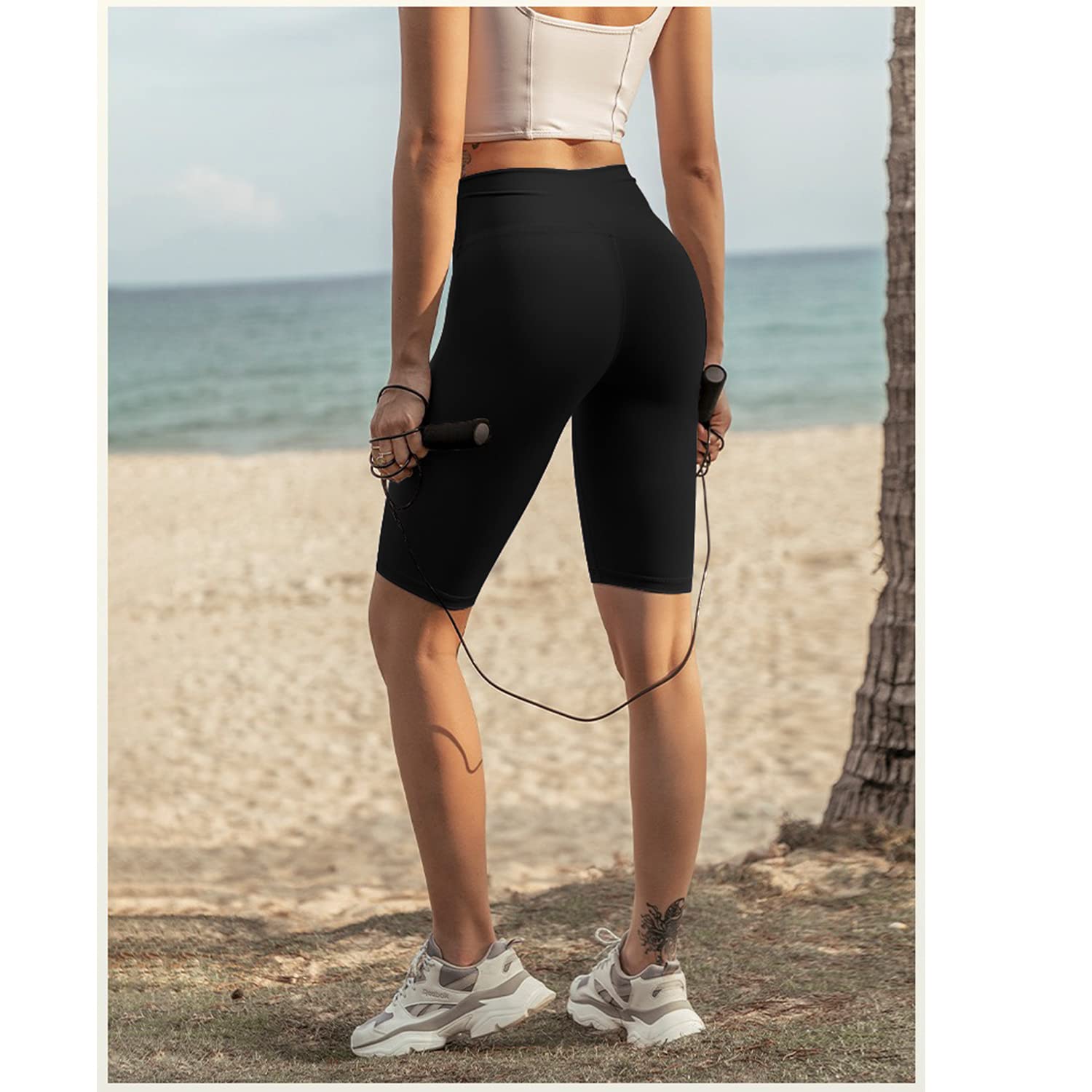 Buttery Soft Women's Biker Shorts 3-Pack - 5