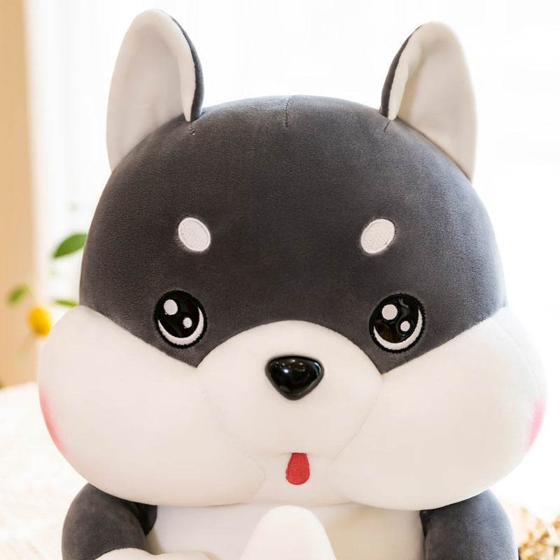 Giant Husky Puppy Plush Toy - Soft and Cuddly Stuffed Animal for Kids, Perfect for Gifts, Bedtime, and Playtime | Large Fluffy Dog Plushie for Boys and Girls