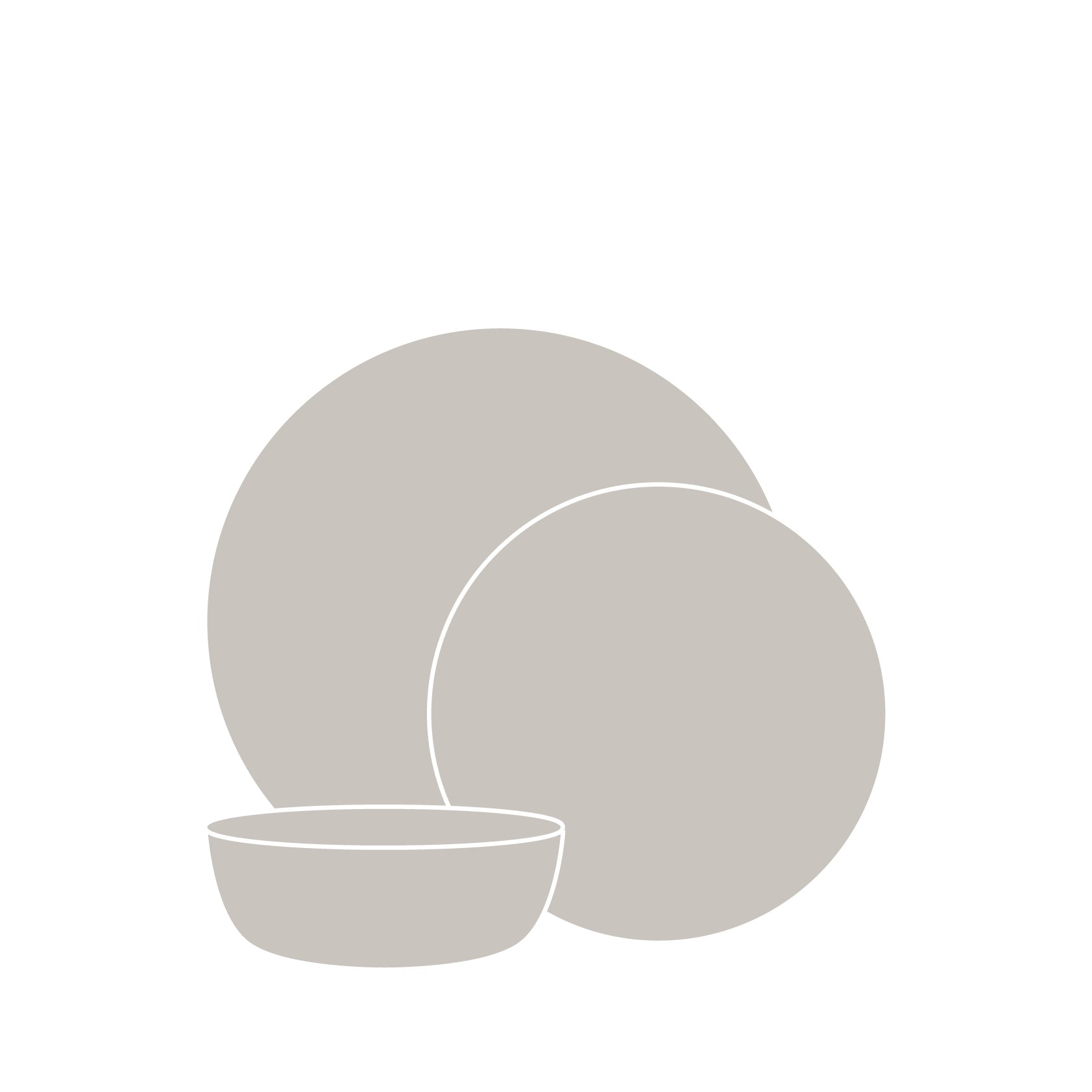 3-Piece Custom Dinnerware Set - Elegant Porcelain Plates, Bowls & Mugs - Perfect for Family Dinners, Parties & Home Decor