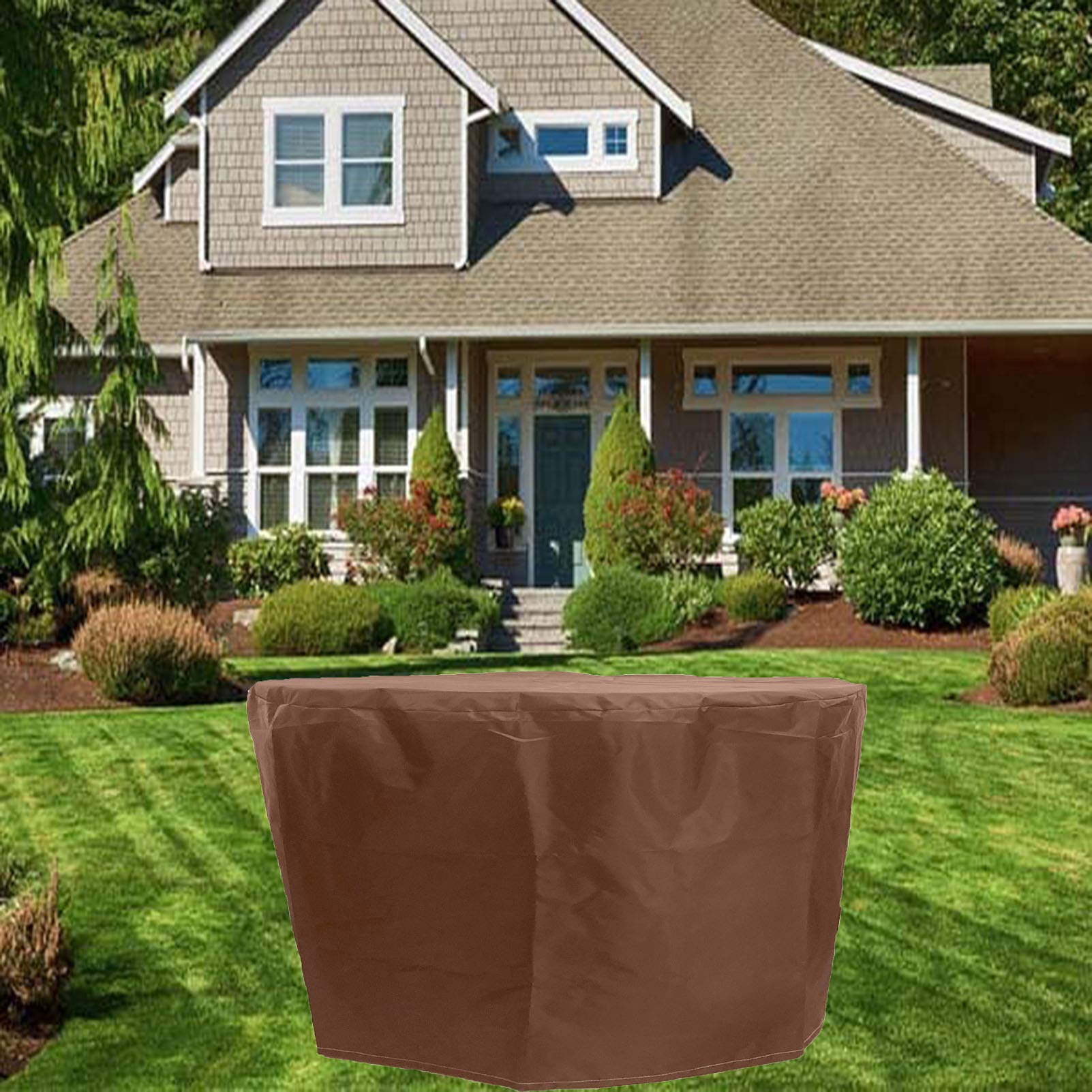 33x16in Heavy Duty 420D Oxford Garden Furniture Cover - Windproof, Anti-UV, Snow Protection for Outdoor Patio Rattan Furniture Sets | Perfect for Backyard, Deck, and Poolside Use