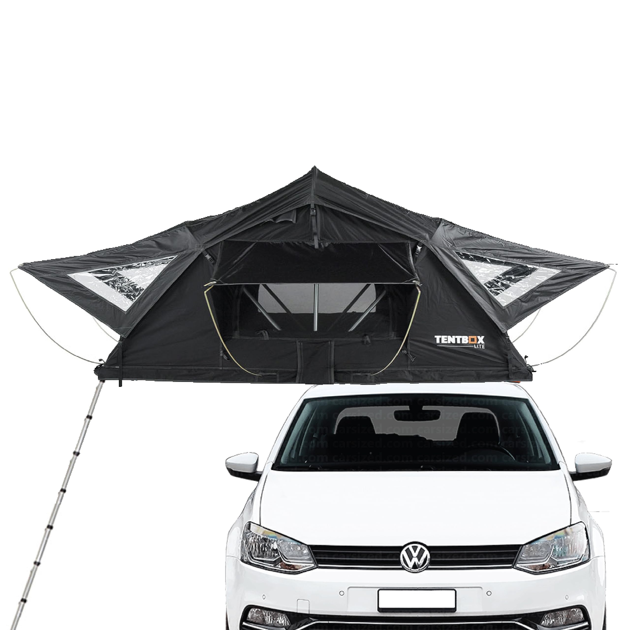 Lite - Car Roof Top Tent for Camping | TentBox 4-Season Waterproof Roof Tent | Fits Most Cars | Premium Fold-Out Design & 30-Second Setup | Perfect for Road Trips, Overlanding & Outdoor Adventures